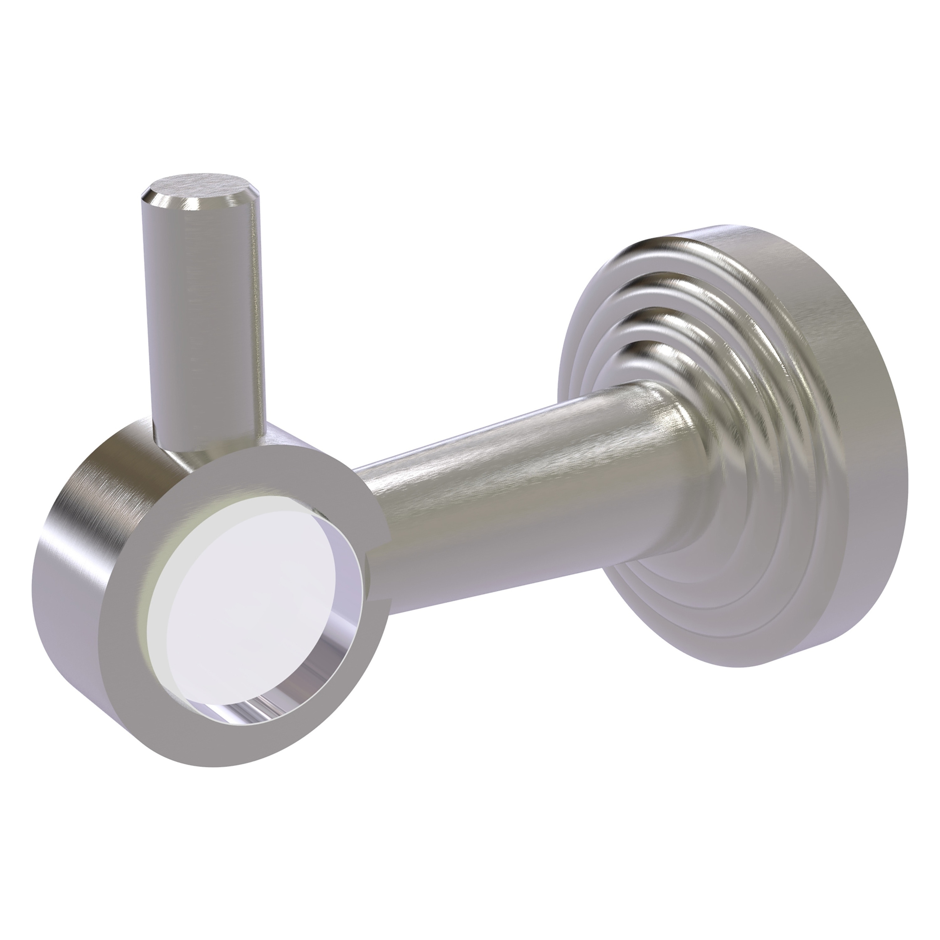 Allied Brass PB-20-SN Pacific Beach Satin Nickel Single -Hook Wall mount Towel Hook