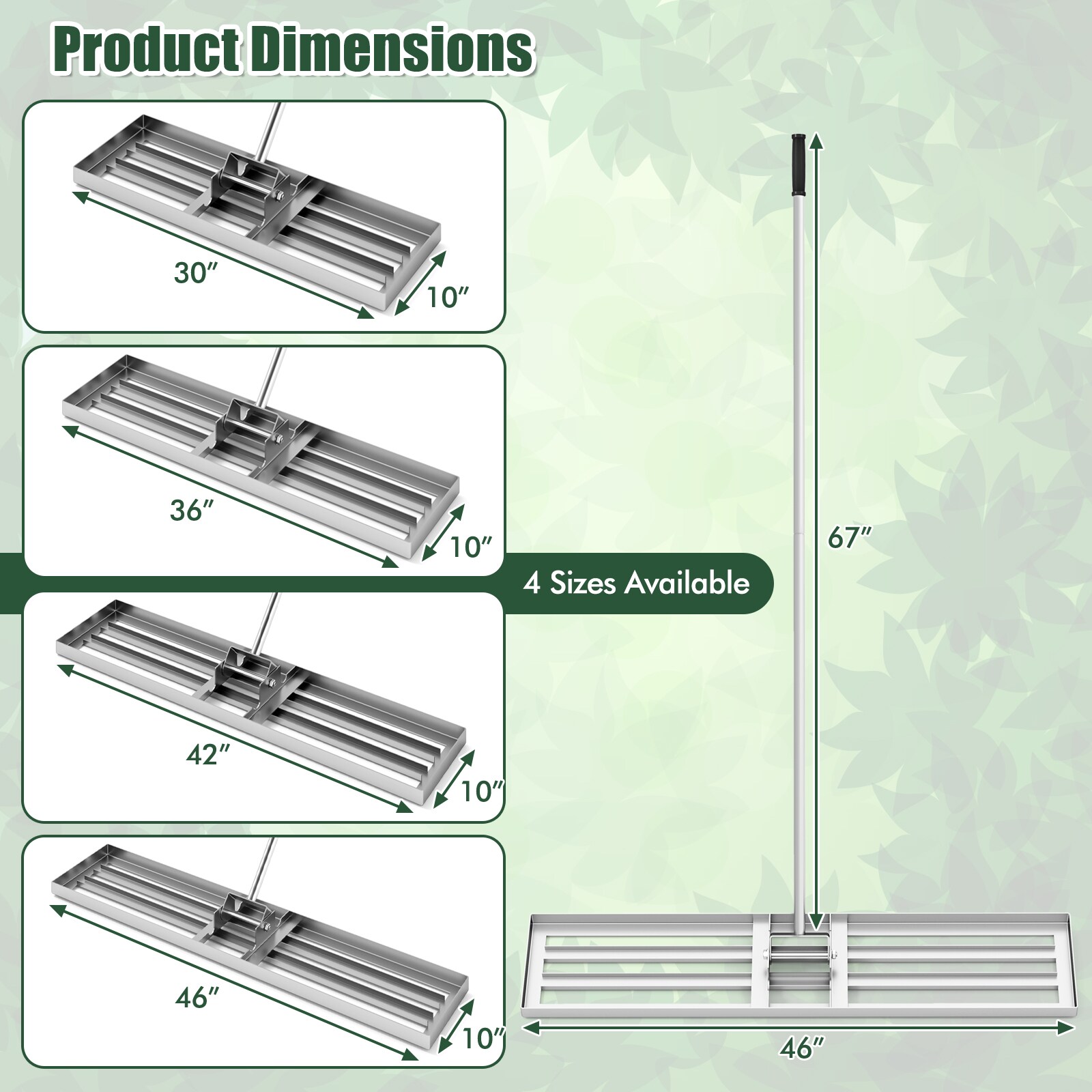 Poinic CWGT4395SL Lawn-Leaf-Rakes - View #2