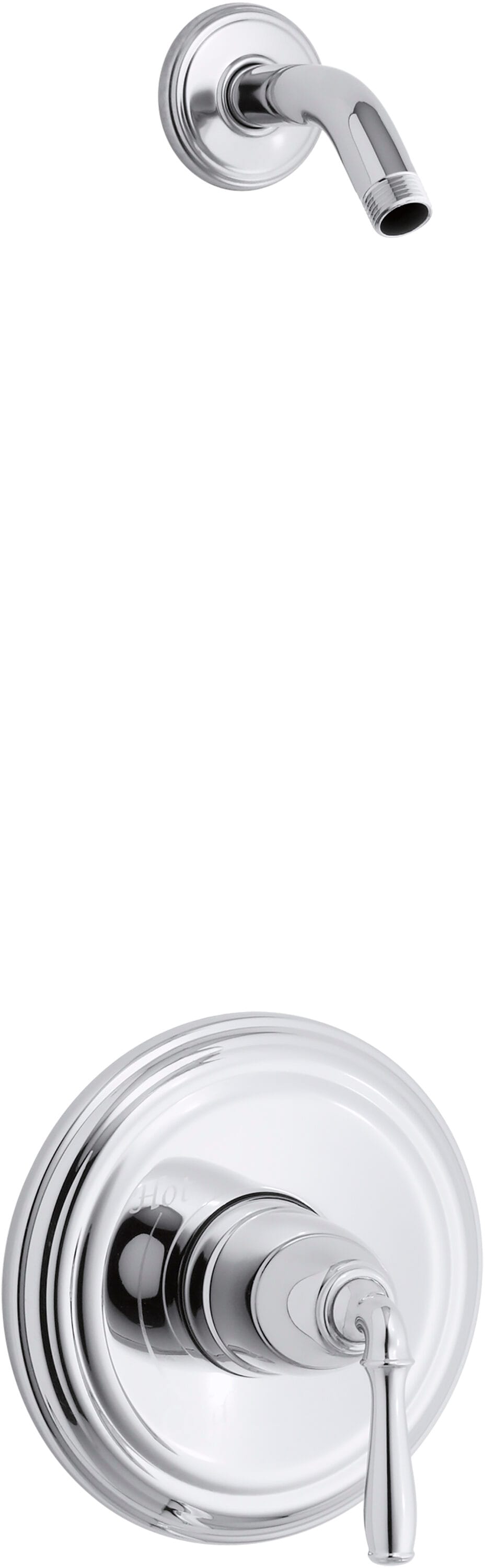 KOHLER TLS396-4-CP Devonshire Polished Chrome 1-handle Sold separately Shower Faucet