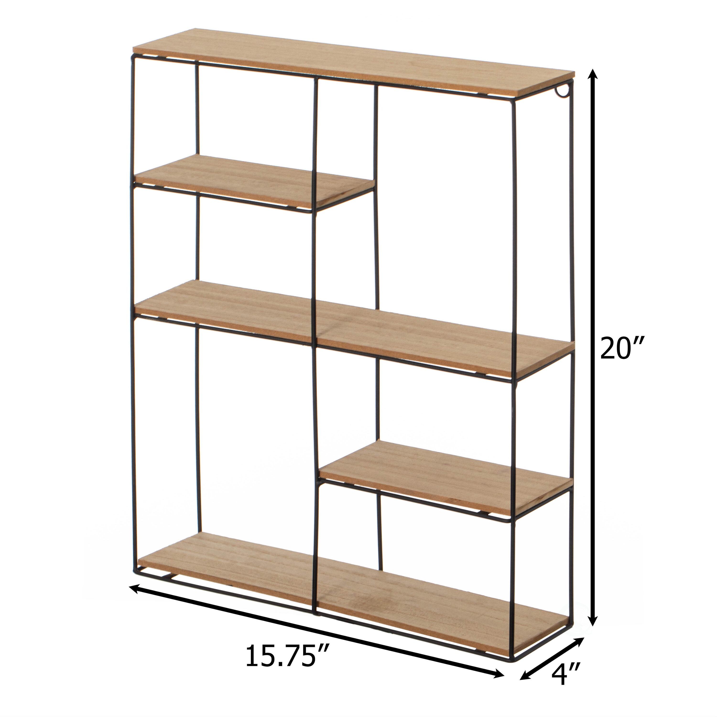 Vintiquewise QI004691.SQ Wall-Mounted-Shelving - View #4