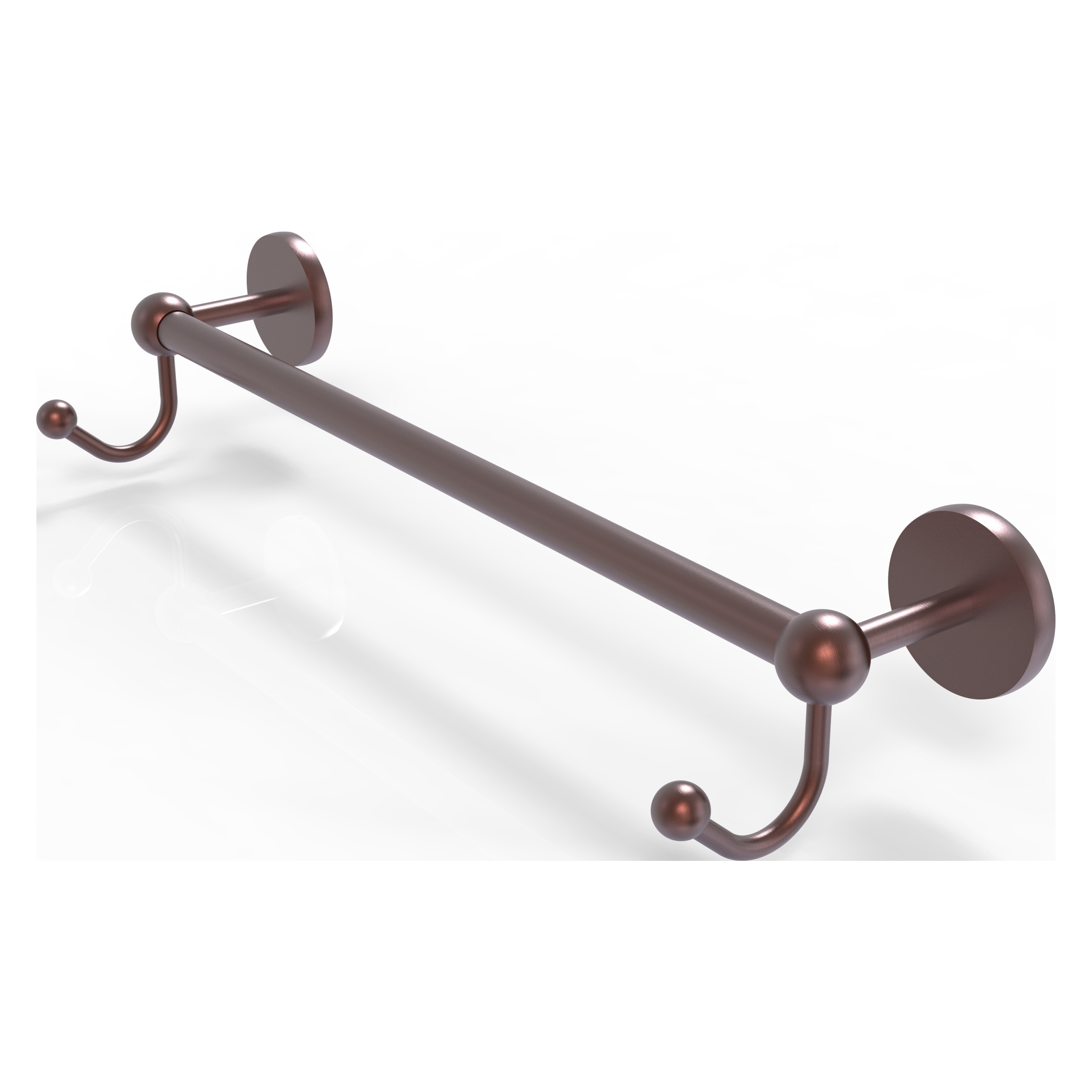 Allied Brass P1000-41-24-HK-CA Prestige Skyline 24-in Antique Copper Wall mount Single Towel Bar