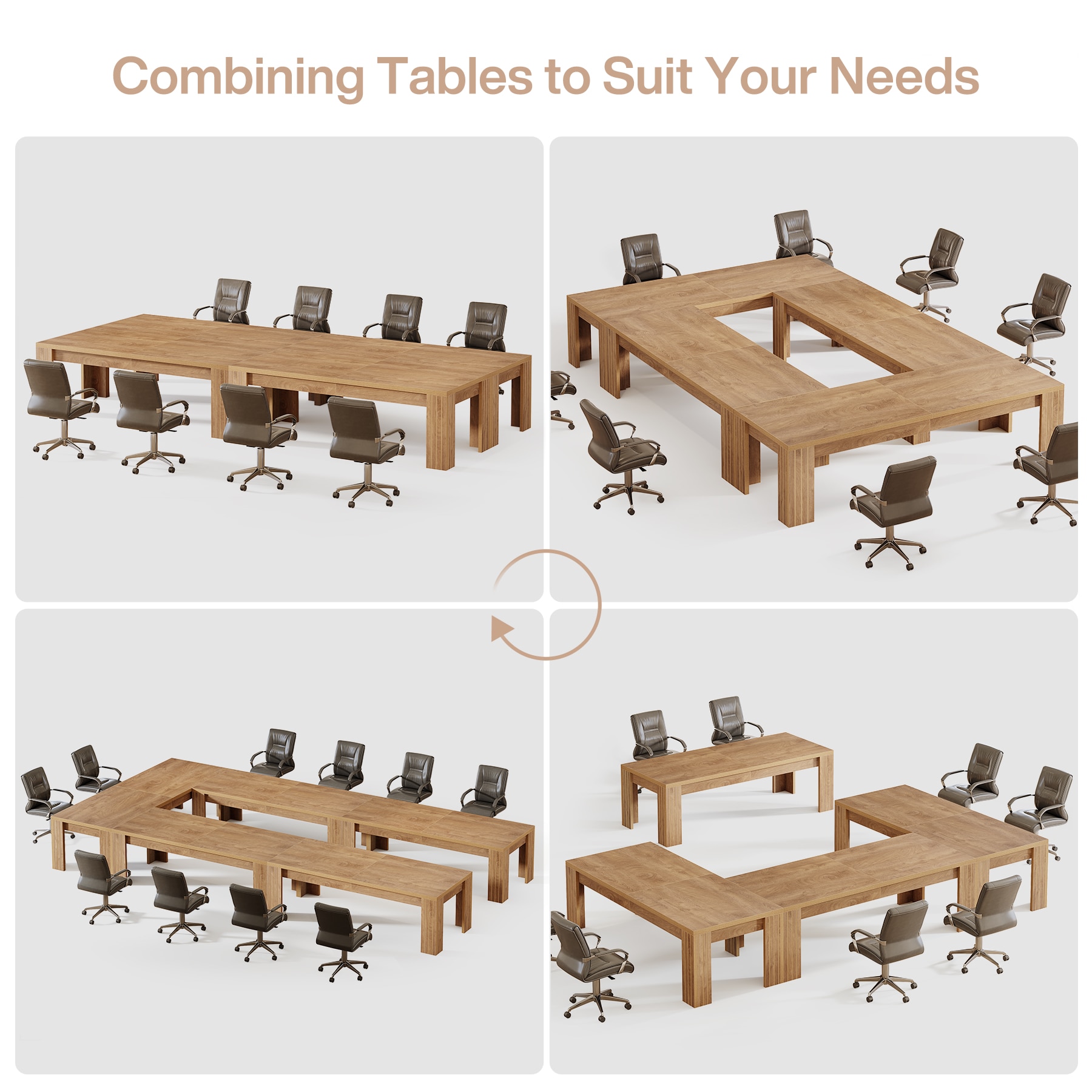 Tribesigns LWOYJL-1162YY Office-Tables - View #5
