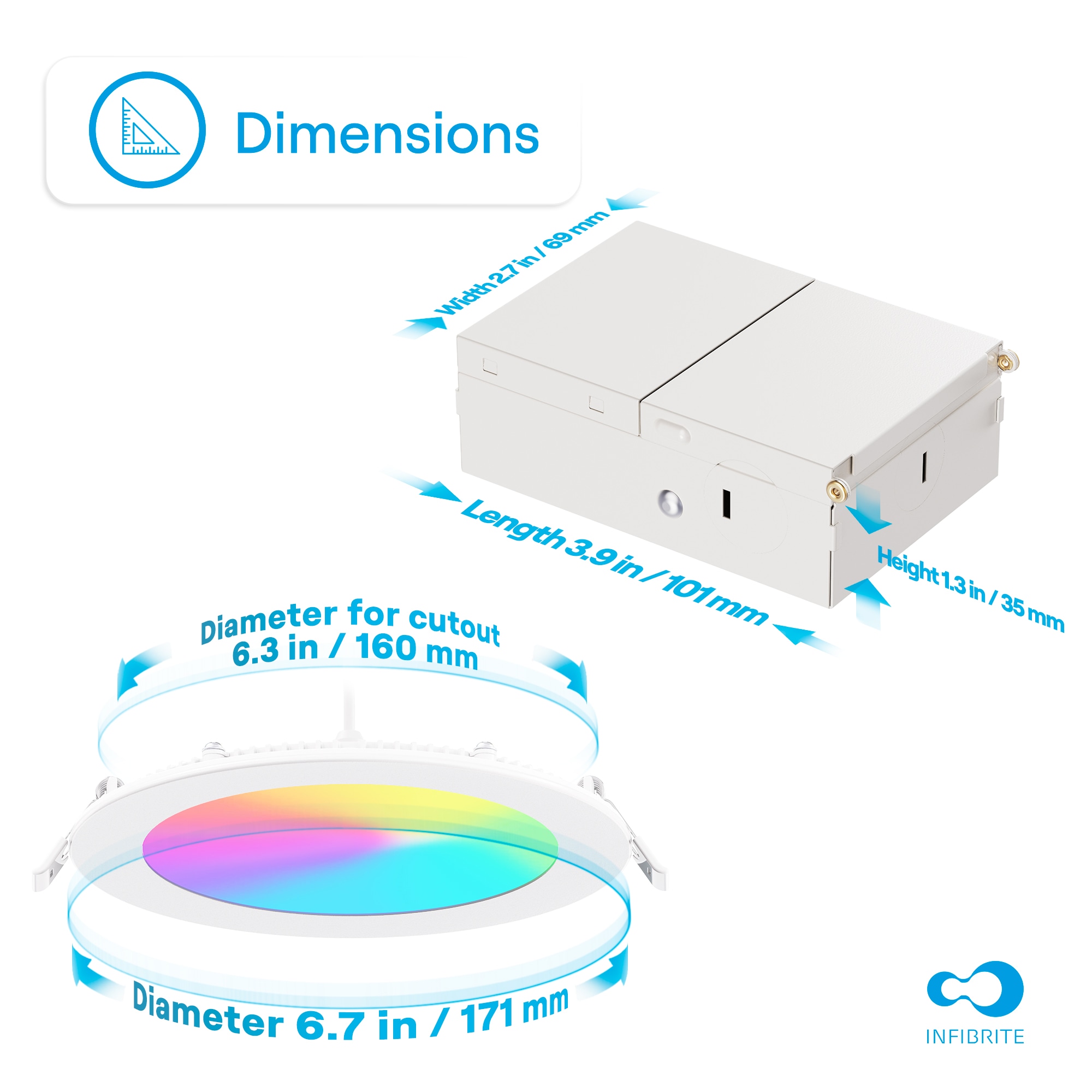 Infibrite IB-002-1-12W-HL-24PK Led-Retrofit-Downlight - View #9