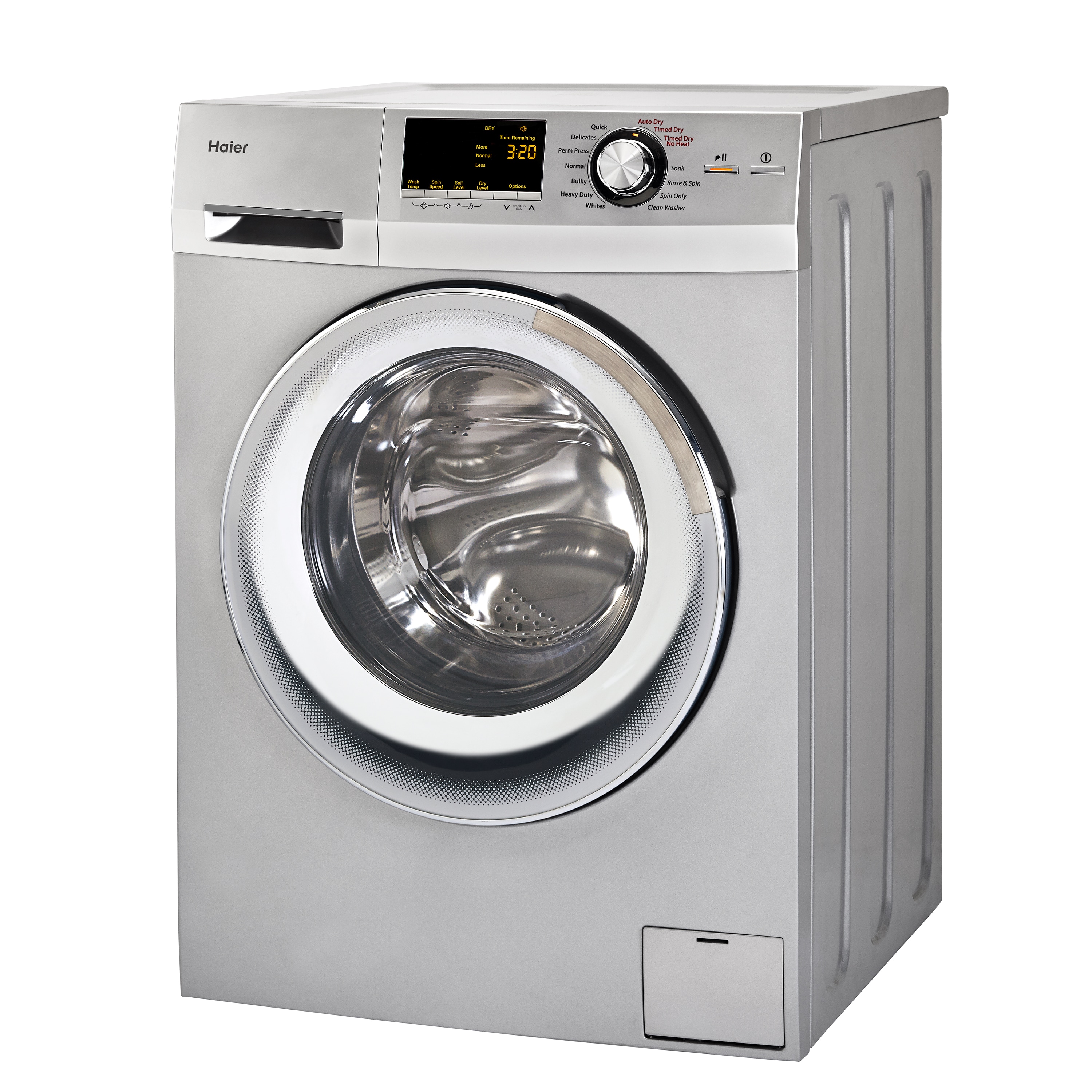 Haier 2-cu ft Capacity Silver Ventless All-in-One Washer/Dryer 