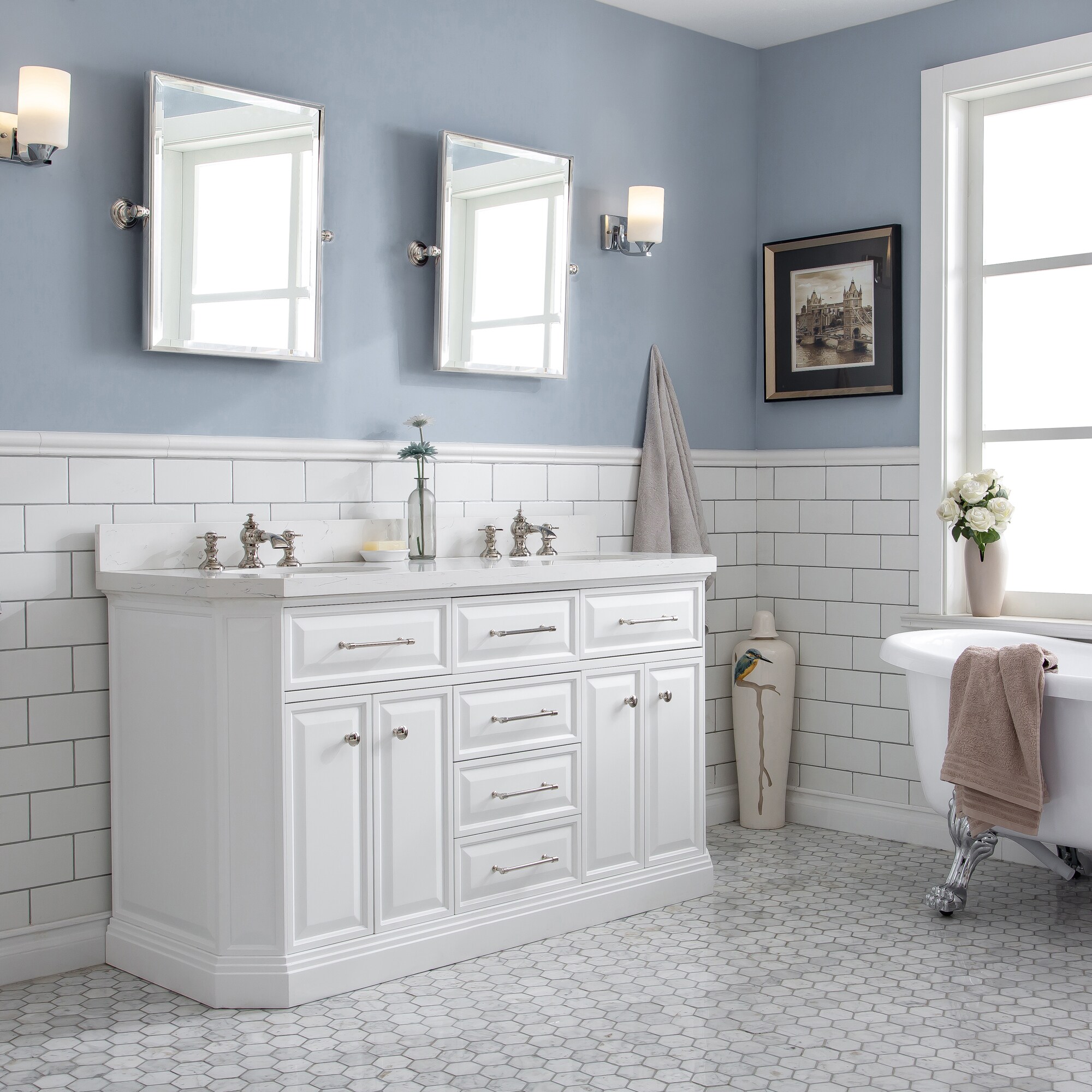 Water Creation PA60C-0513PW Bath-Vanity-Combo - View #11