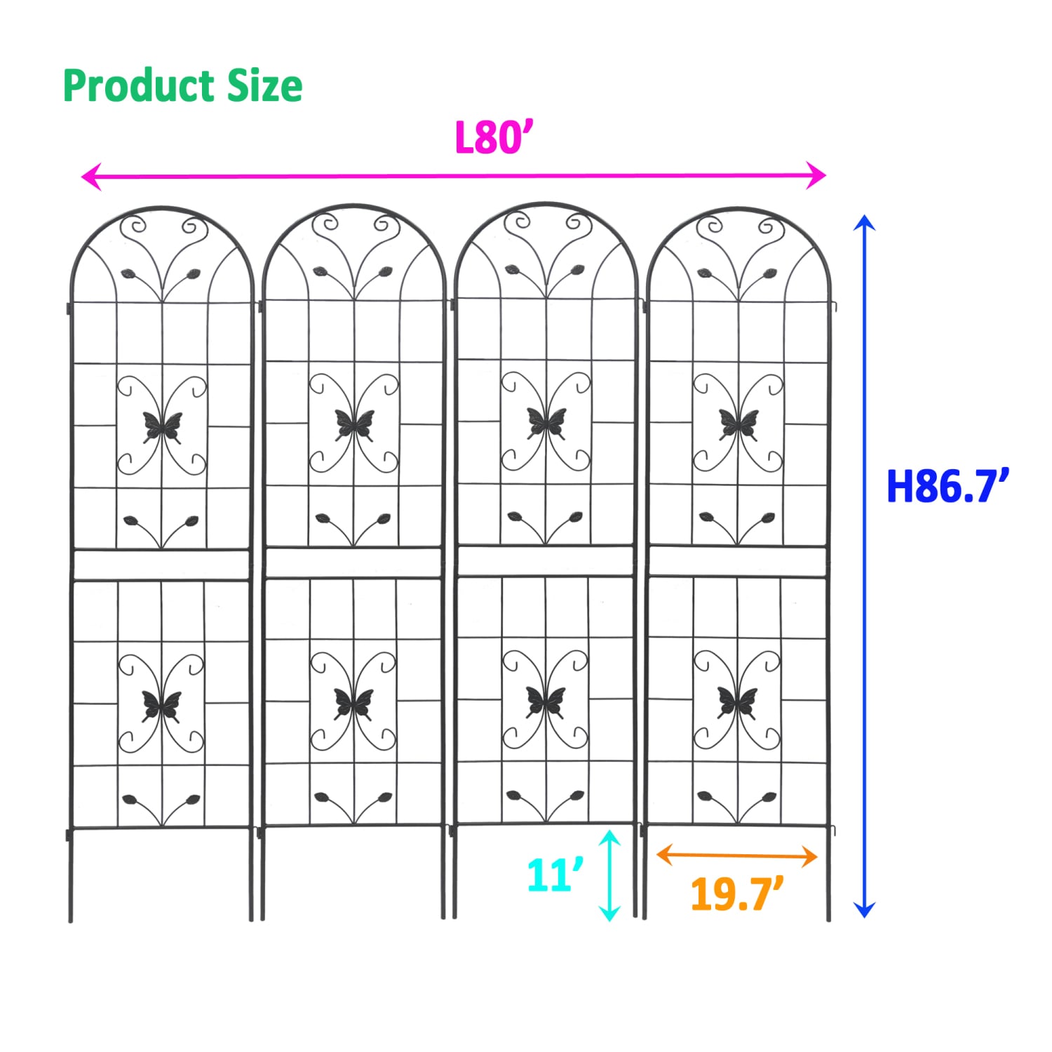 Streamdale Furniture W1586P151254 Garden-Trellis - View #6