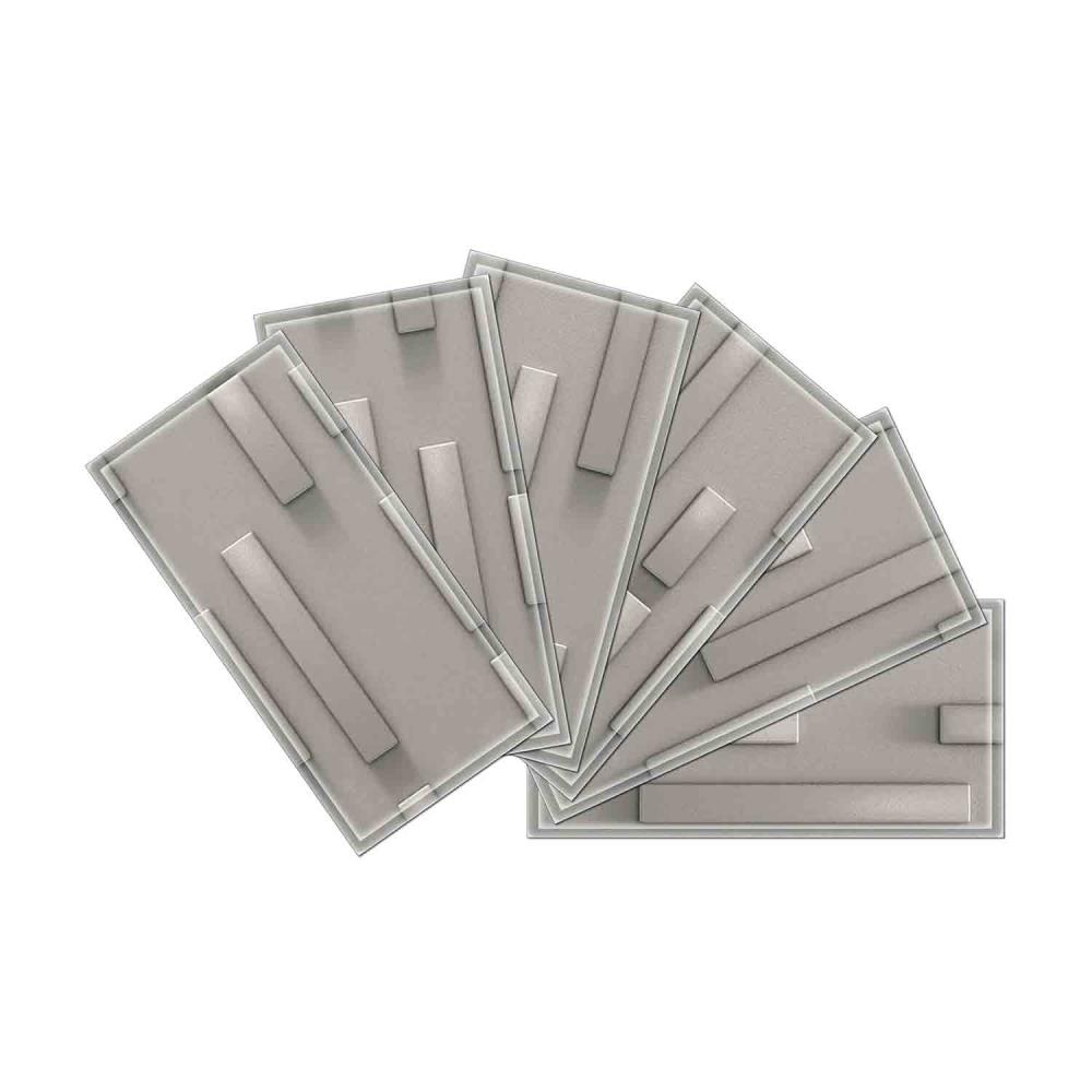 Instant Mosaic 9100101 Upscale Designs 64-Pack Multicolor 3-in x 6-in Glossy Glass Random Wall Tile