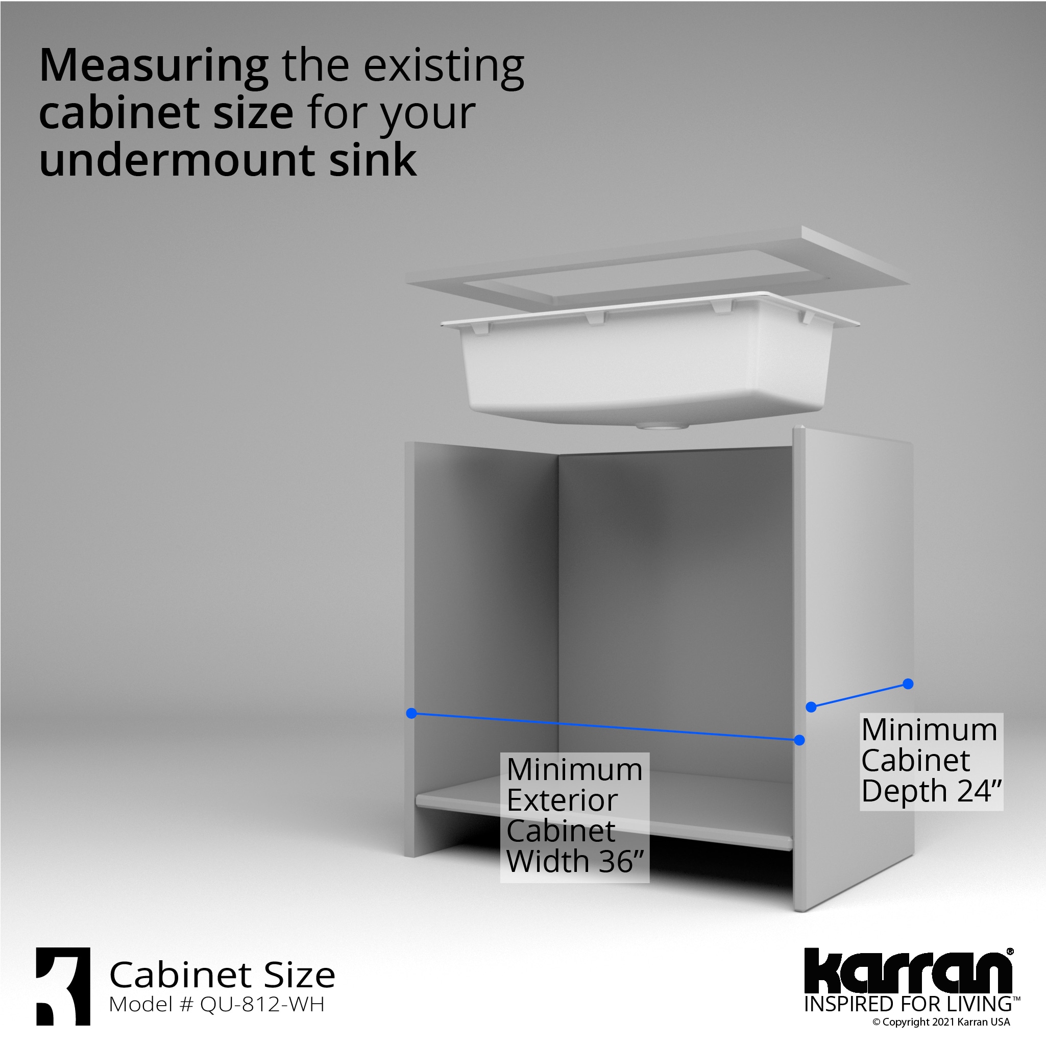 Karran QU-812-WH-PK1 Kitchen-Sinks - View #10