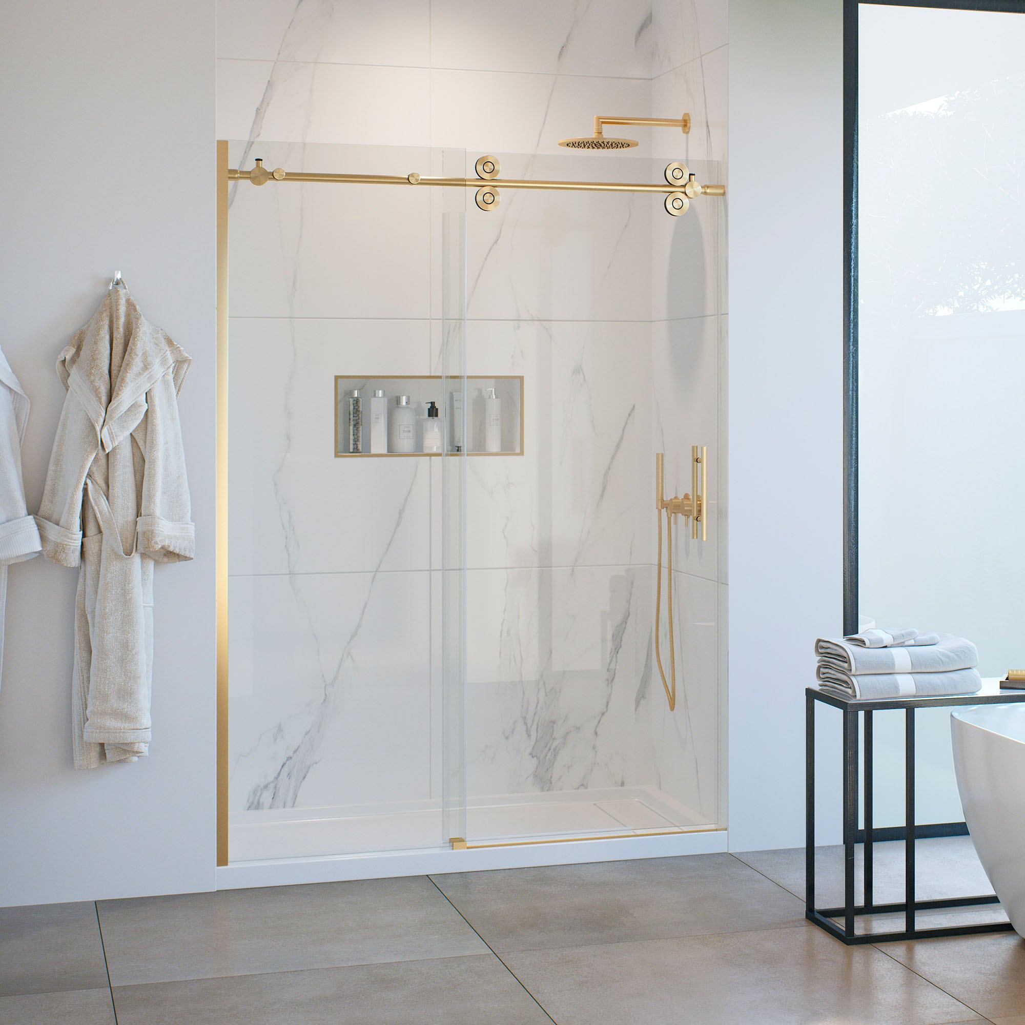 OVE Decors 15SGP-SYDN60-GLD Shower-Doors - View #2