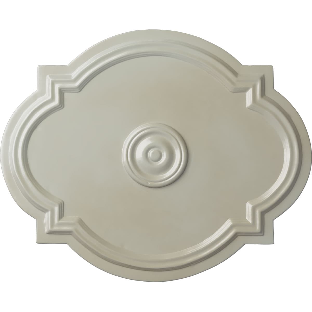 Ekena Millwork CM21WAFBS Waltz 17.375-in W x 21.25-in L Painted Flash Blue Polyurethane Whole Ceiling Medallion