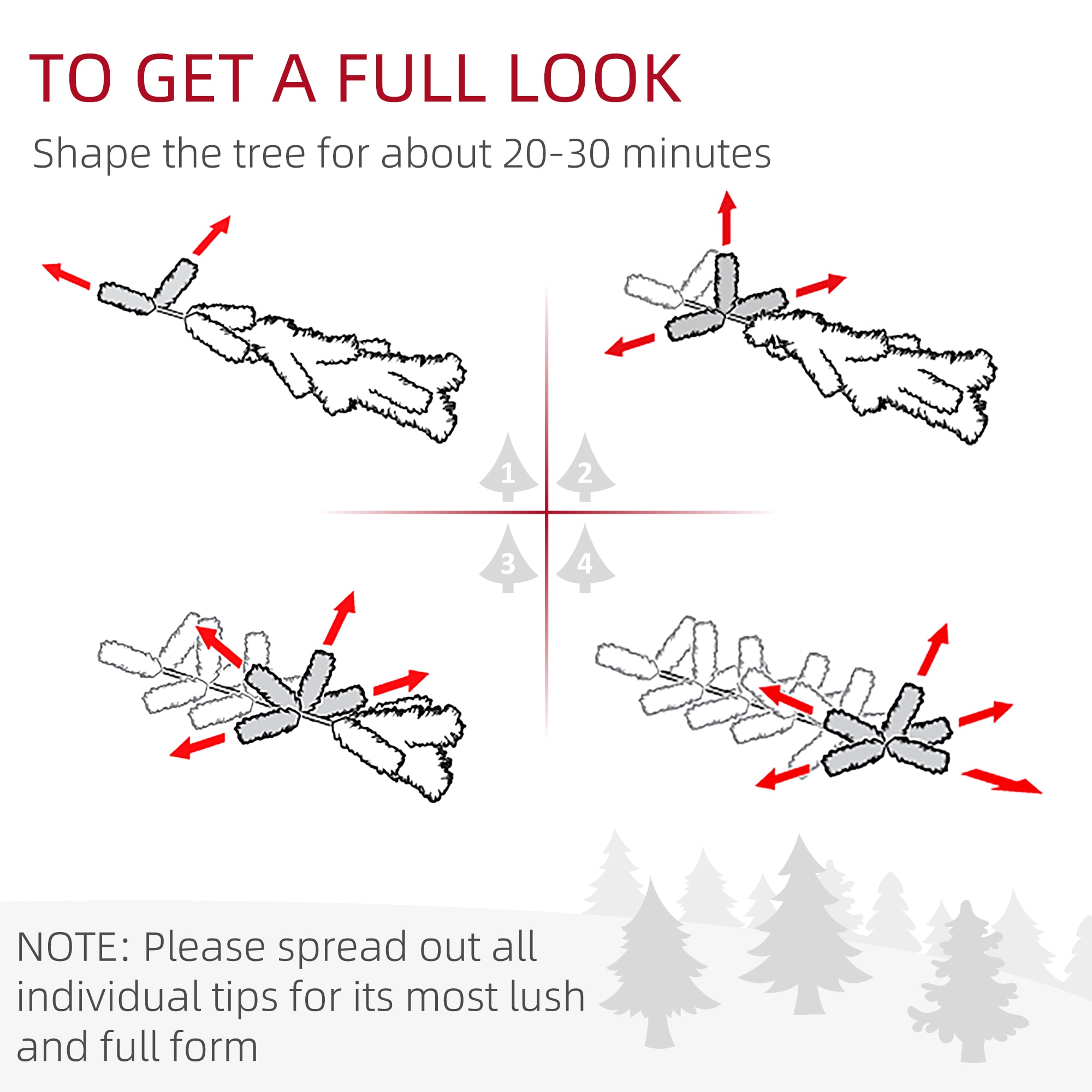 LOVMOR SF-M-W2225P229121 Artificial-Christmas-Trees - View #3