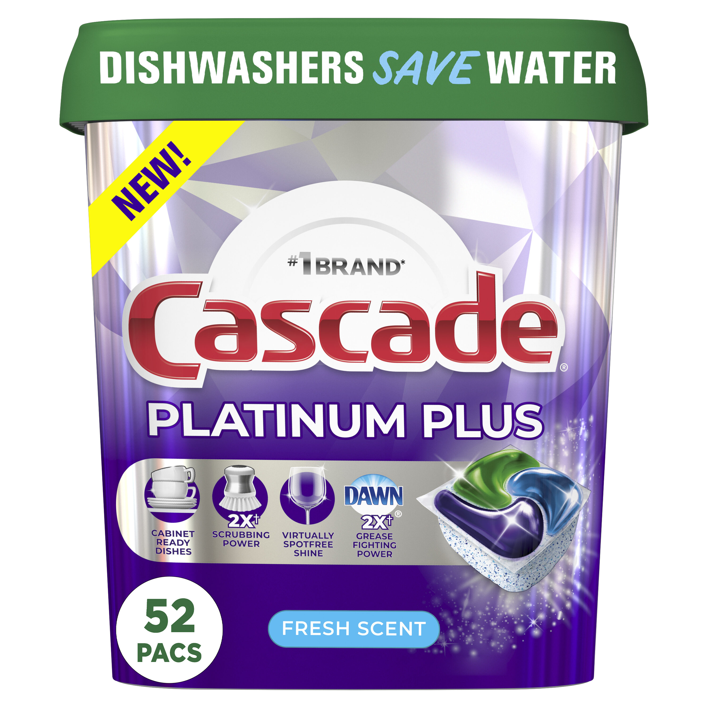 Cascade Fresh Scented Actionpacs Dishwasher Detergent - 78 Count for sale  online
