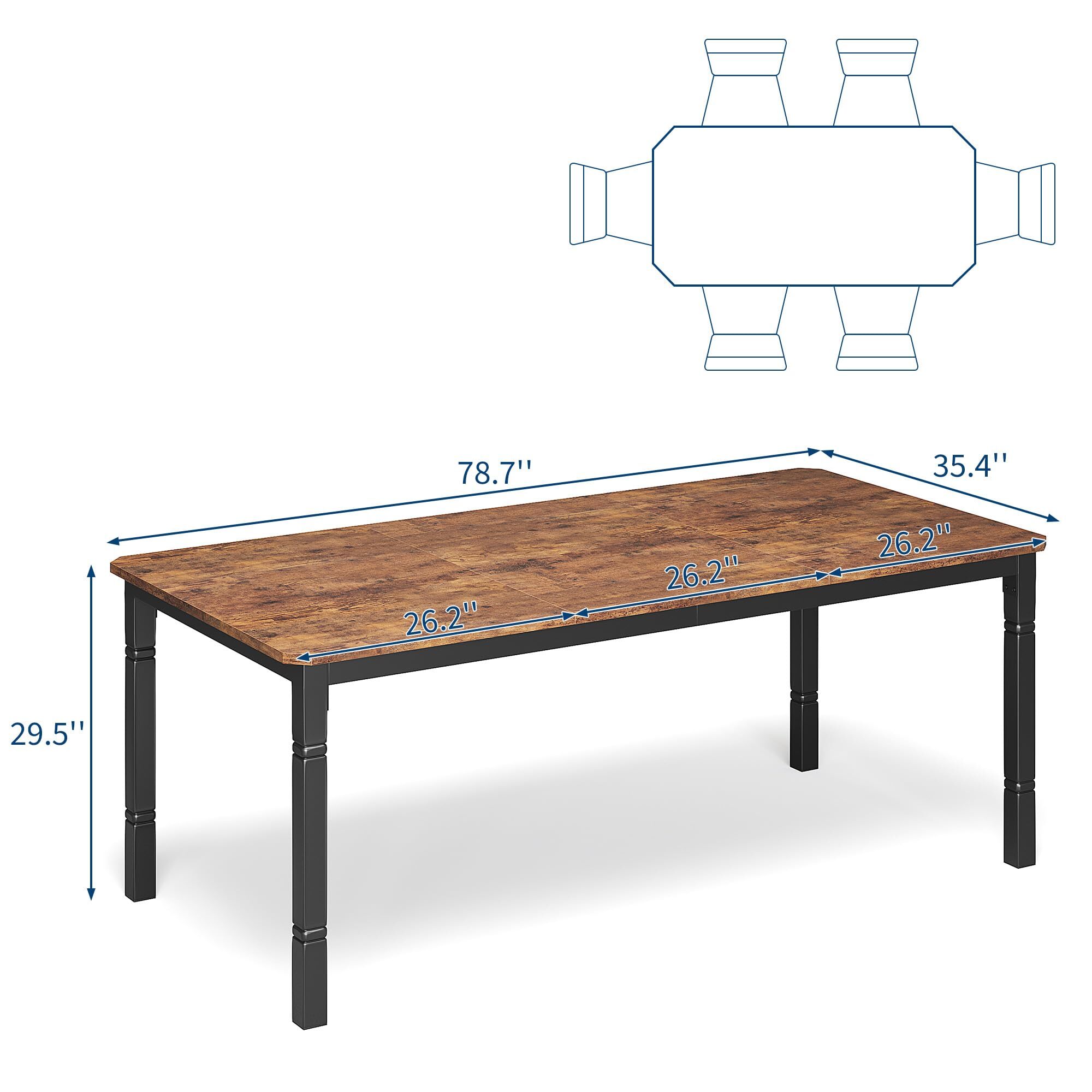 GarveeLife LROY-PHK-33JYHDTH Dining-Tables - View #2
