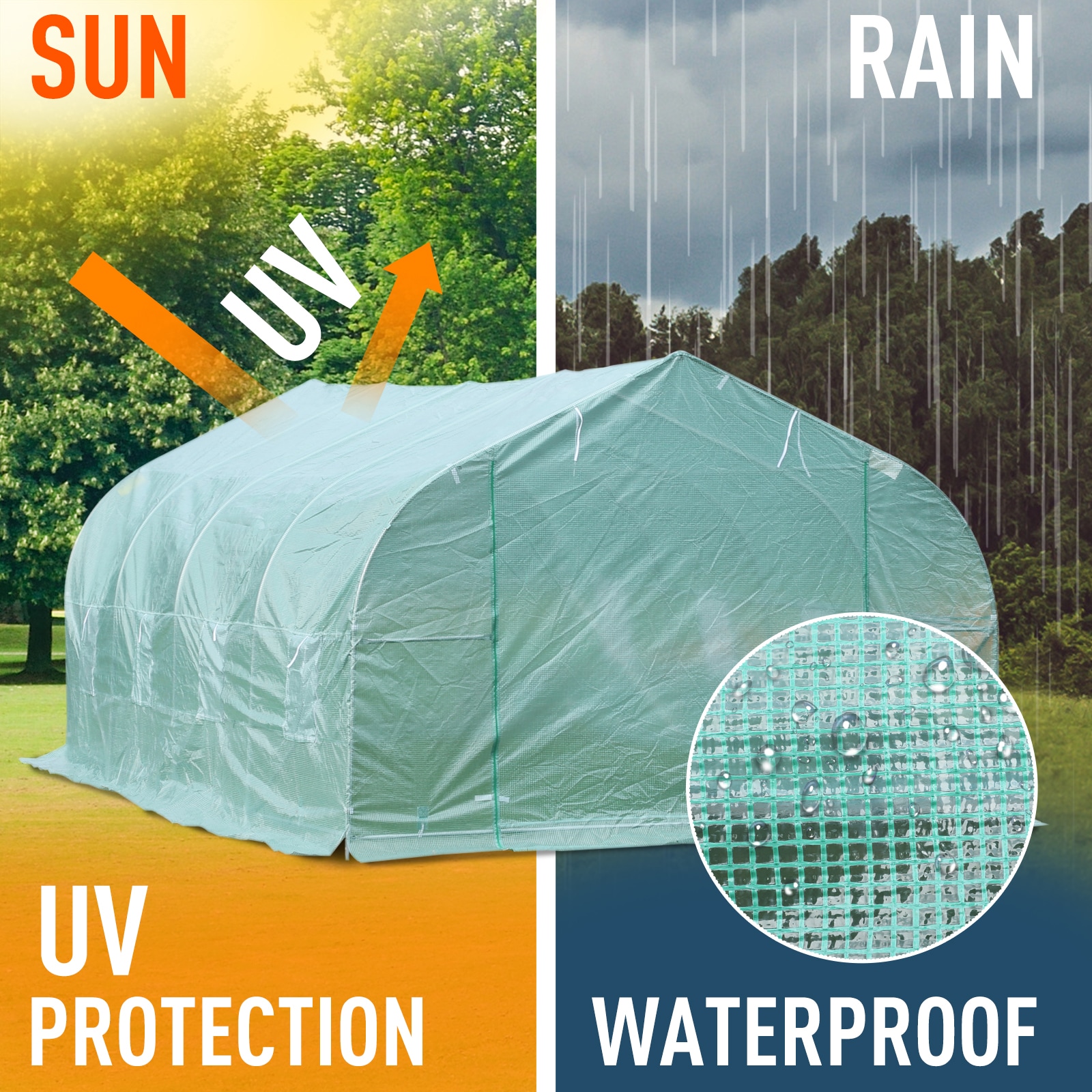 Outsunny 845-232GN greenhouses - View #4