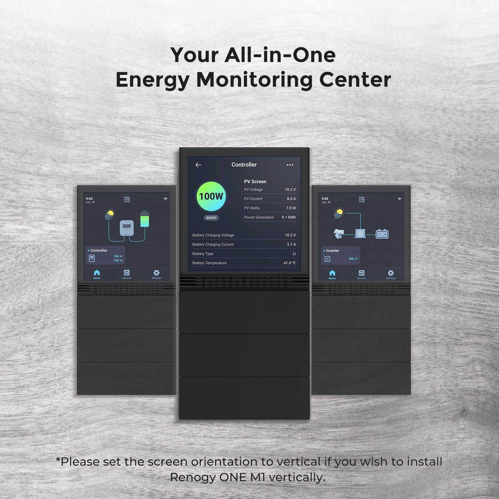 Renogy 500A Battery Monitor With Shunt - Energy Monitoring System, High  Precision Current Detection, Programmable Alarm