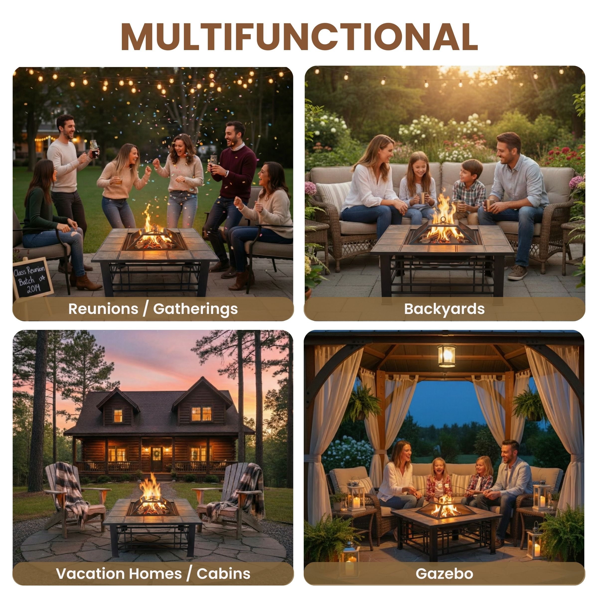 Nature Spring 869860UCX Outdoor-Woodburning-Firepits - View #5