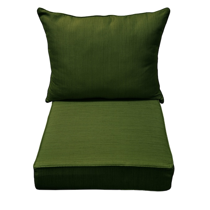 Allen Roth Green Deep Seat Patio Chair Cushion In The Furniture Cushions Department At Com - Allen Roth 1 Piece Green Deep Seat Patio Chair Cushion