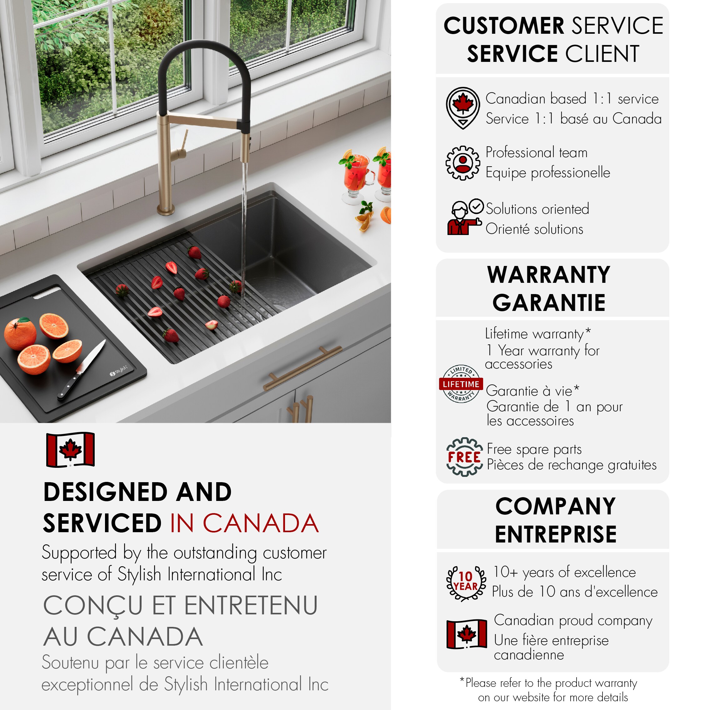 Stylish S-727WNK Kitchen-Sinks - View #11