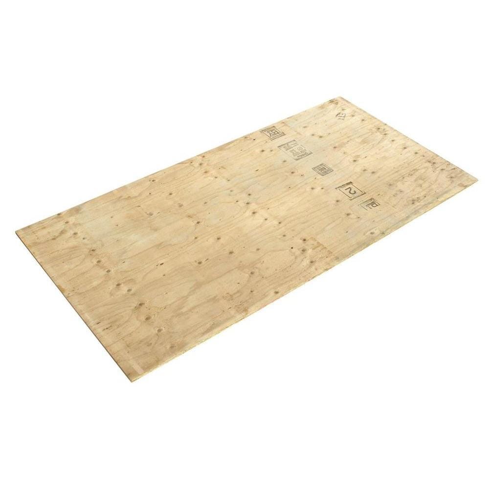 Plytanium 15/32-in x 4-ft x 8-ft Pine Plywood Sheathing in the