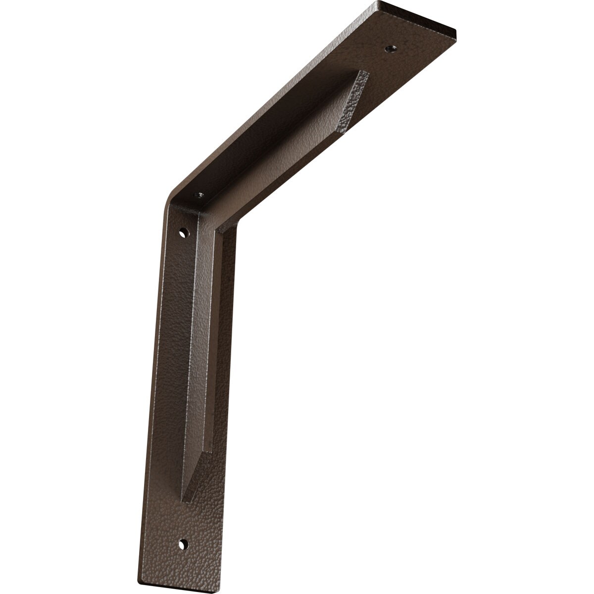 Ekena Millwork BKTM02X10X10STHBR Stockport 10-in x 2-in x 10-in Brown Steel Countertop support bracket