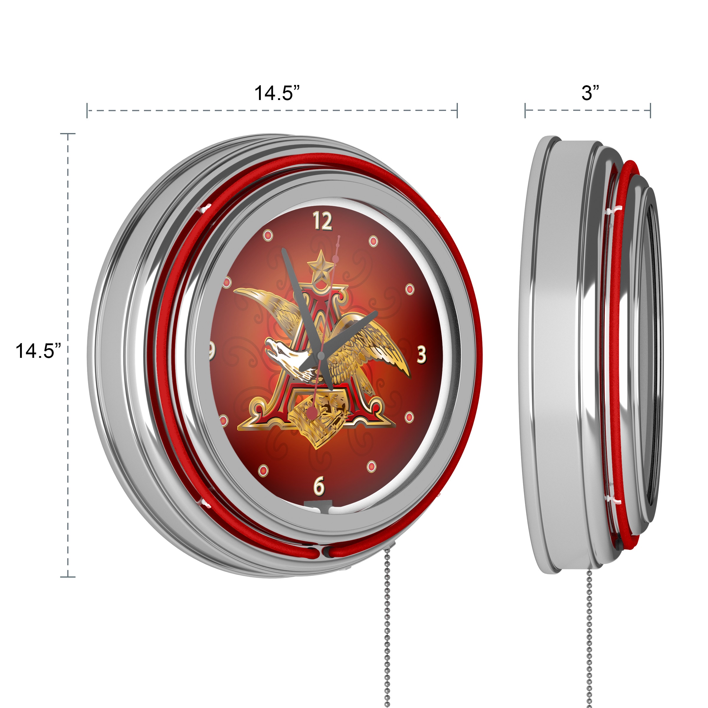Trademark Gameroom AB1400-AE Indoor-Outdoor-Clocks - View #6