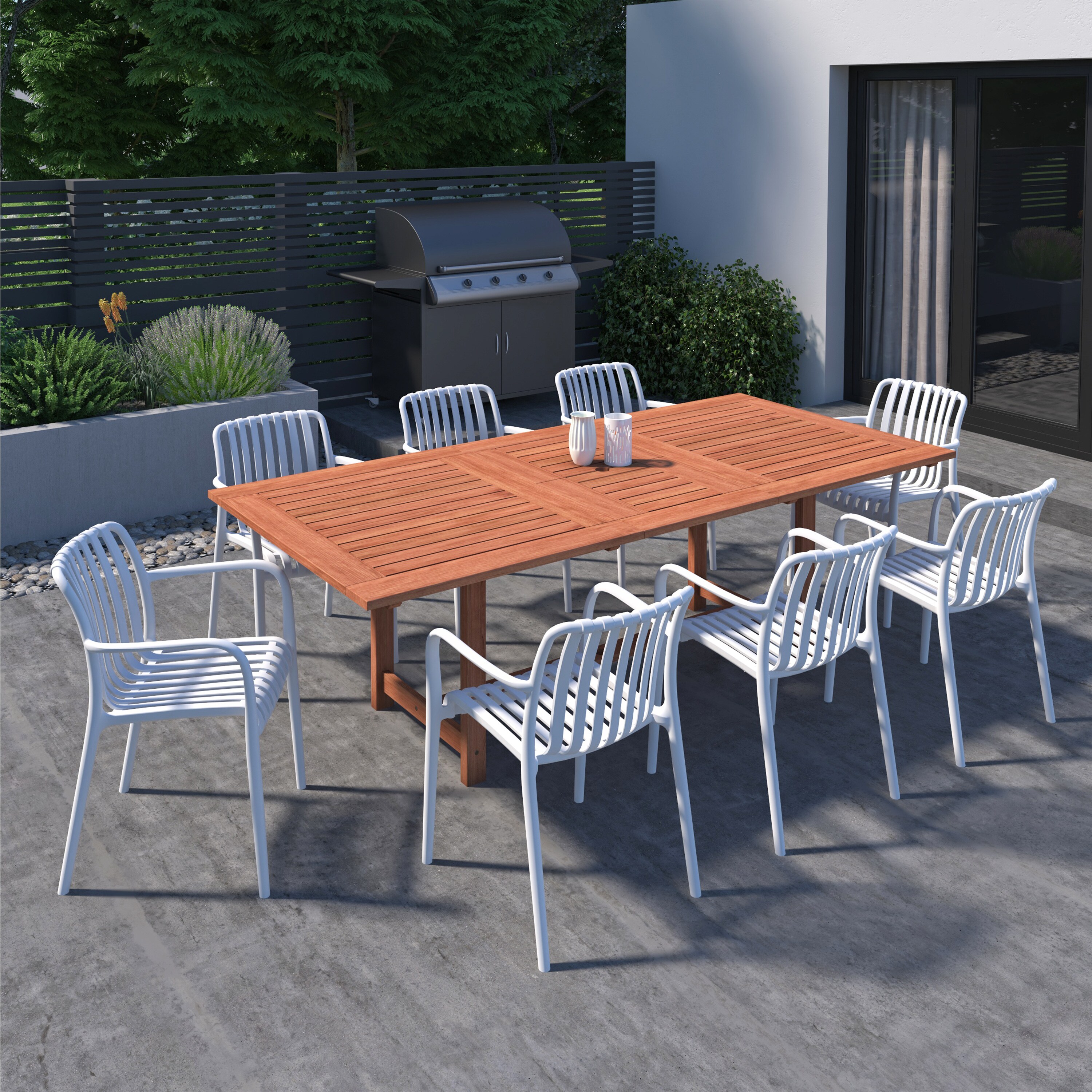 Amazonia LWS-542-8-CURA-WHT Patio-Dining-Sets - View #2