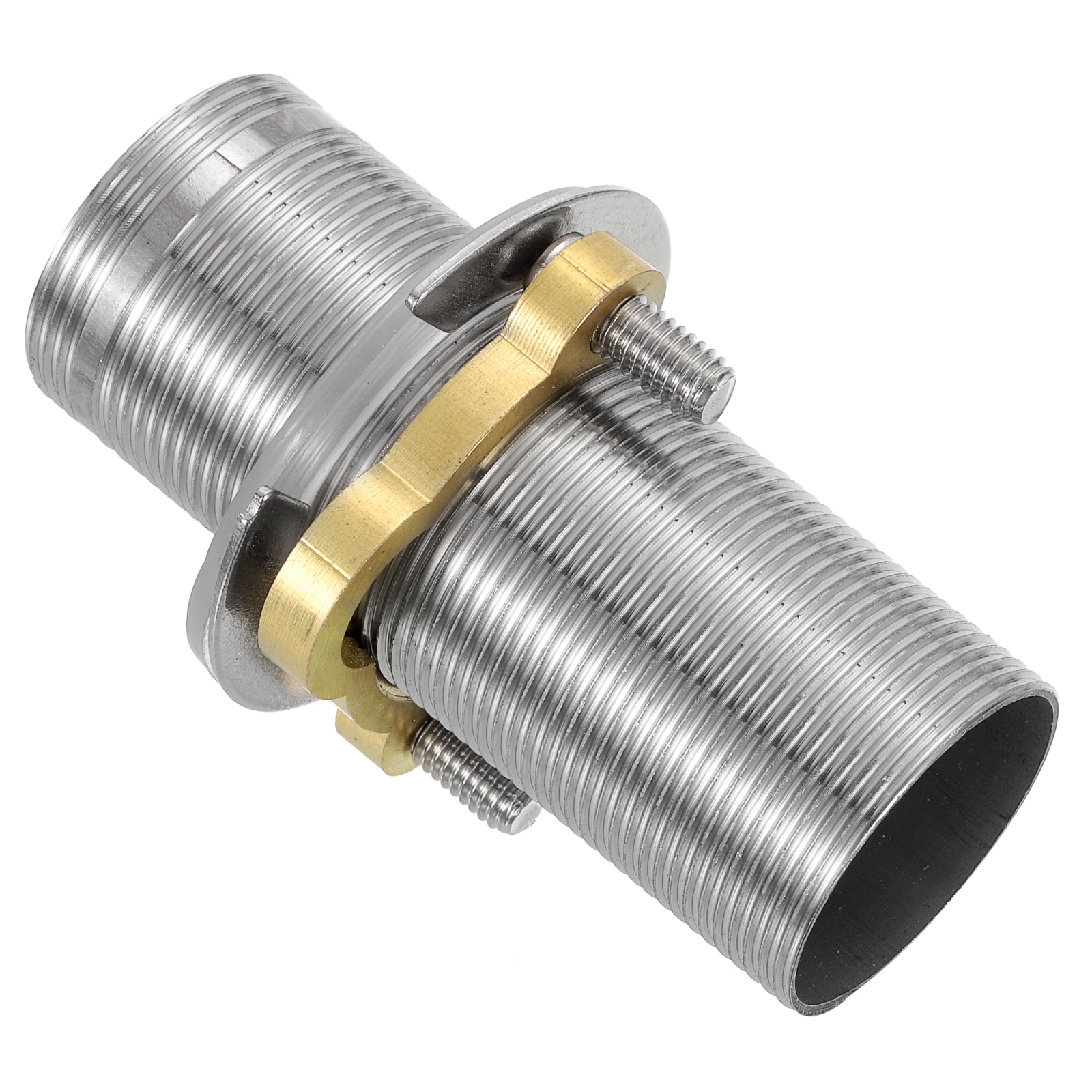 Unique Bargains - Faucet Mount Extension Shank 3inchx 1.25inch Stainless Steel Pipe Faucet Extens...