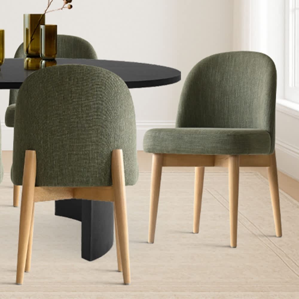 Maison Boucle DWEN79BK+HAVNAGREEN8 Dining-Sets - View #2