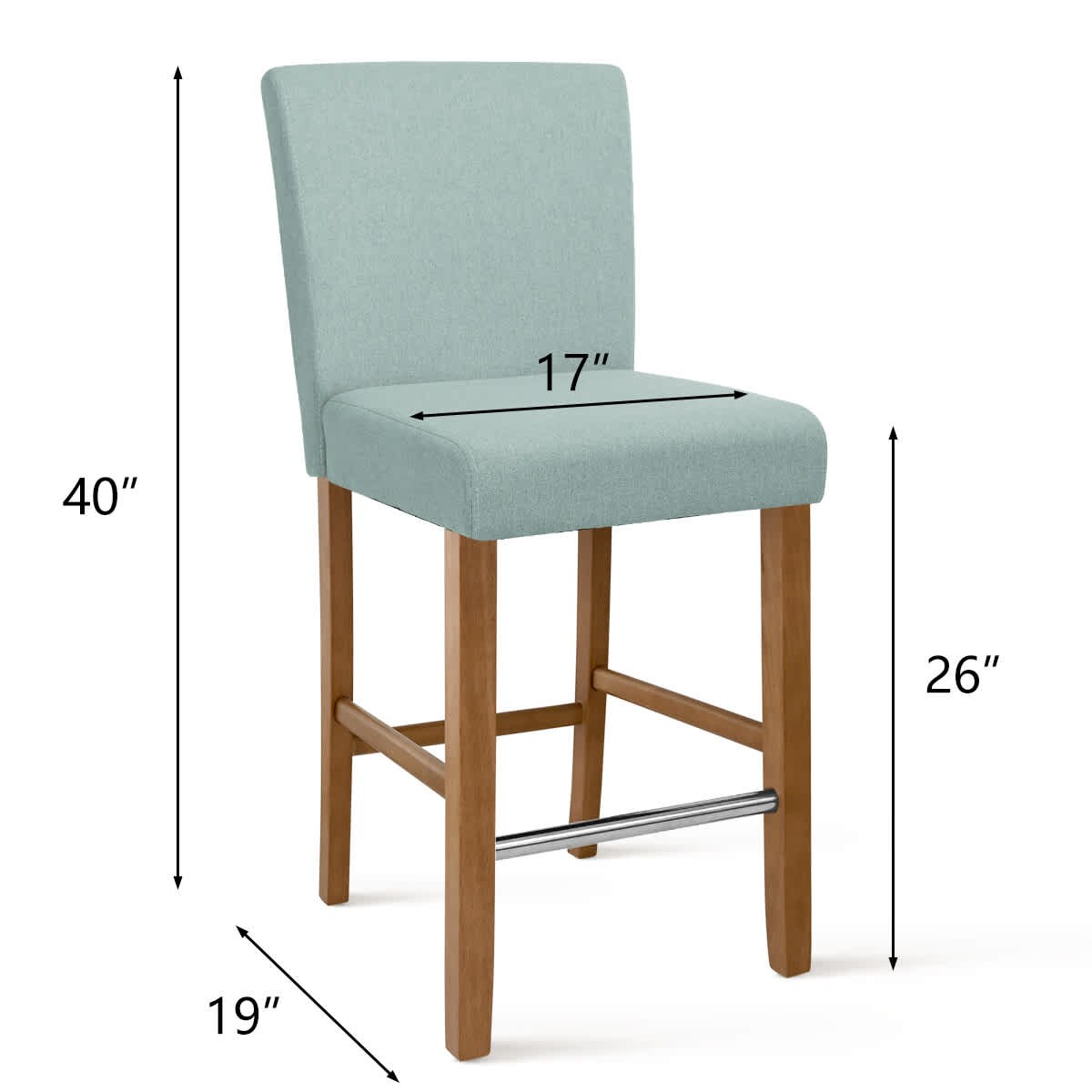 Maison Boucle PORTLAND-MB-TURQUOIS stools - View #3