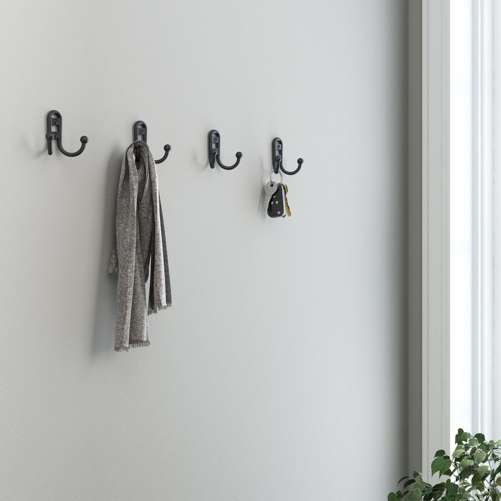 SYJINGLINK Wall Hooks for Hanging,Bath Towel Hooks ，Heavy Duty Waterproof  Stainless Steel Hook,Modern Coat Hooks (Square Plate Straight Hook (Black)  8pcs) - Yahoo Shopping
