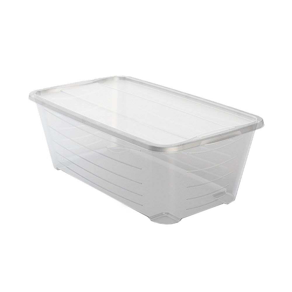 6qt Clear Storage Box White - Room Essentials™