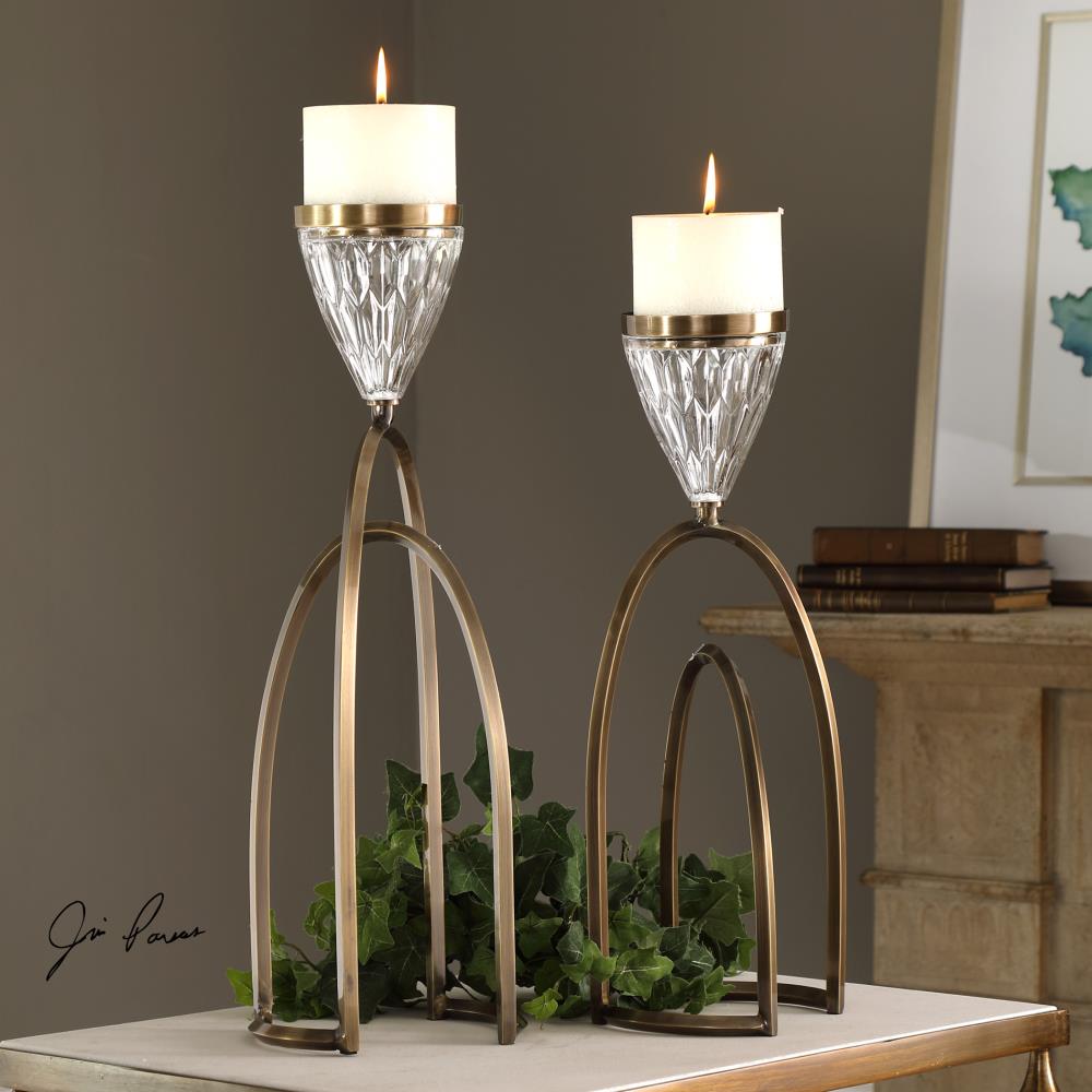 Global Direct 2 Candle Pillar Candle Holder At Lowes Com   11372315 