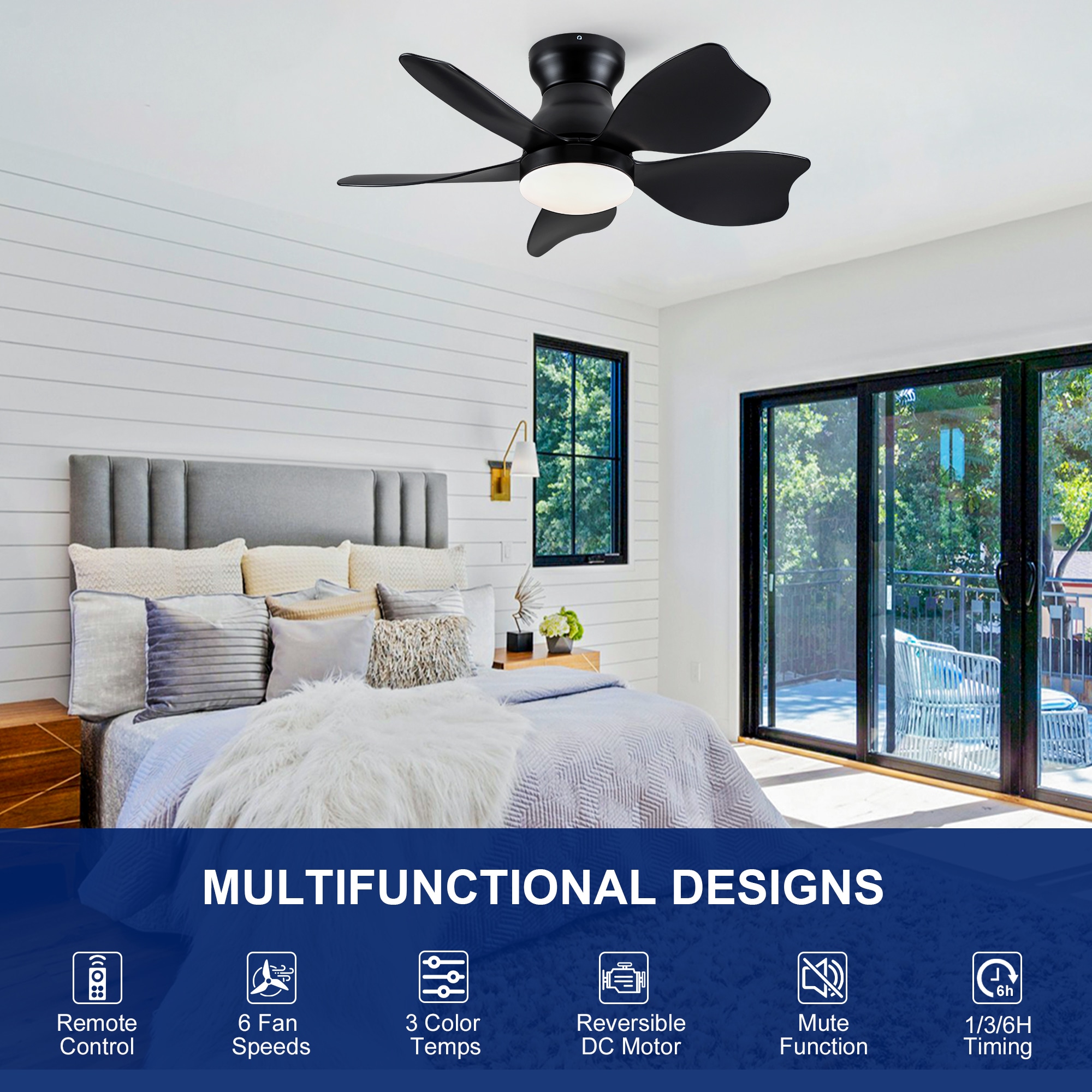 YUHAO LSDC1164BK302 Ceiling-Fans - View #3
