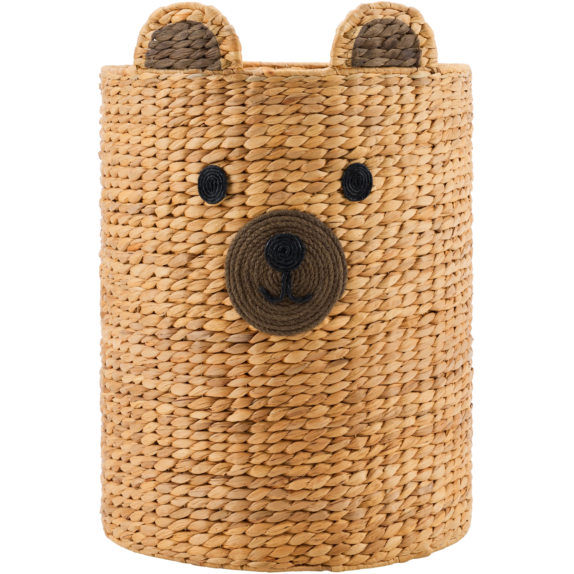 Best Choice Products  Kids Large Bear Laundry Hamper Handwoven Basket Nursery  Kids Room Storage 26 Gallon