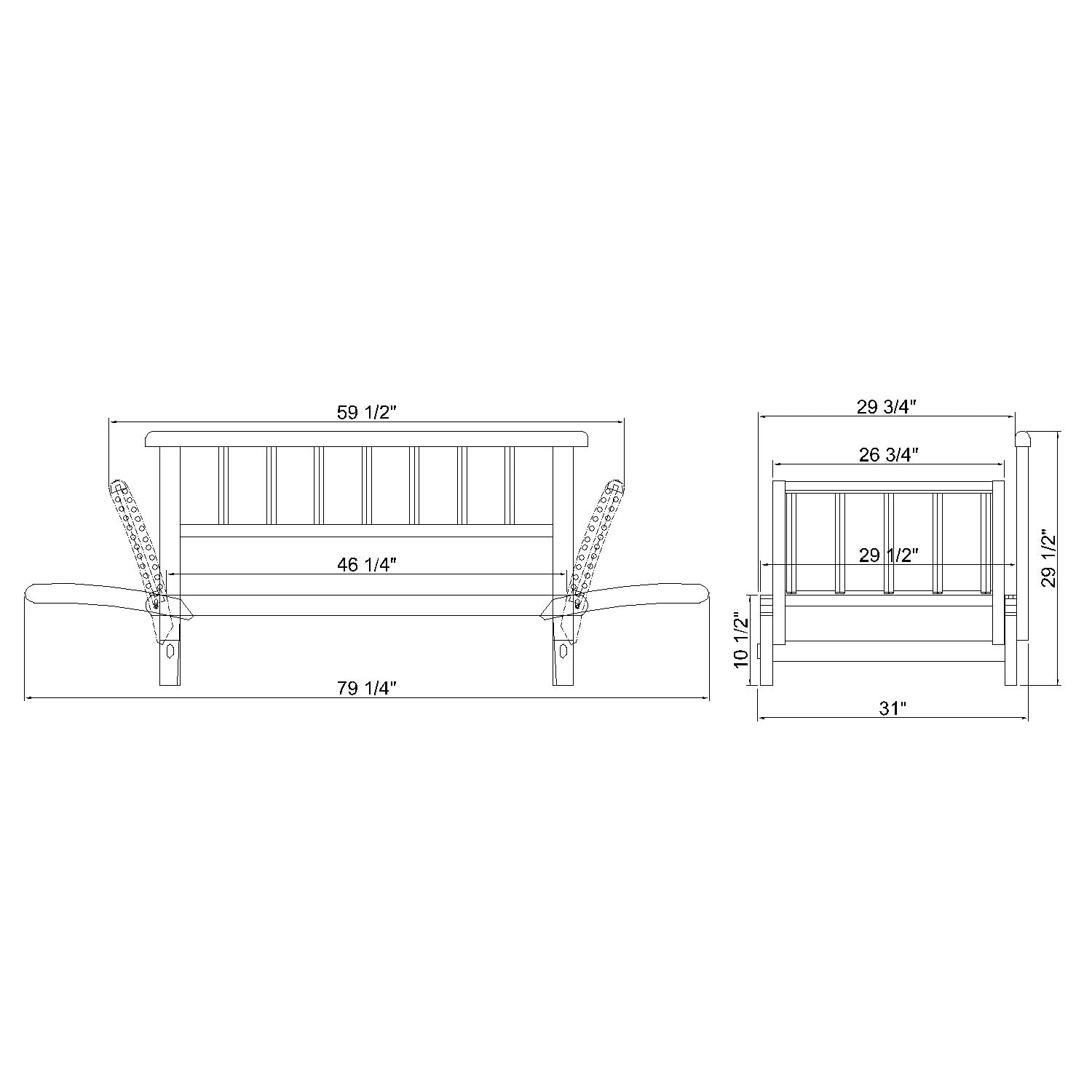 Cambridge Casual 460166-TW-XX-CS-LB Patio-Sofas-Daybeds - View #11