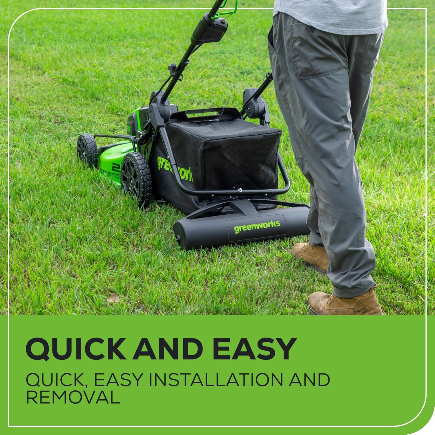 Greenworks CH80SP06 Tow-Behind-Lawn-Rollers - View #5