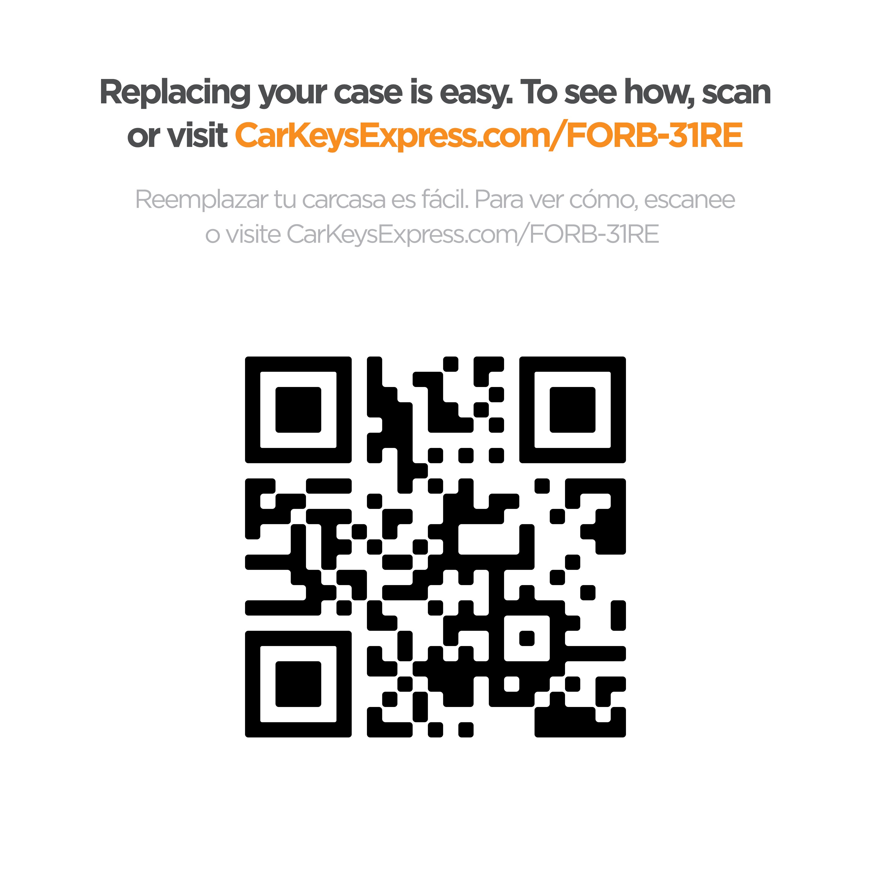 Car Keys Express FORB-31RE Key-Accessories - View #6