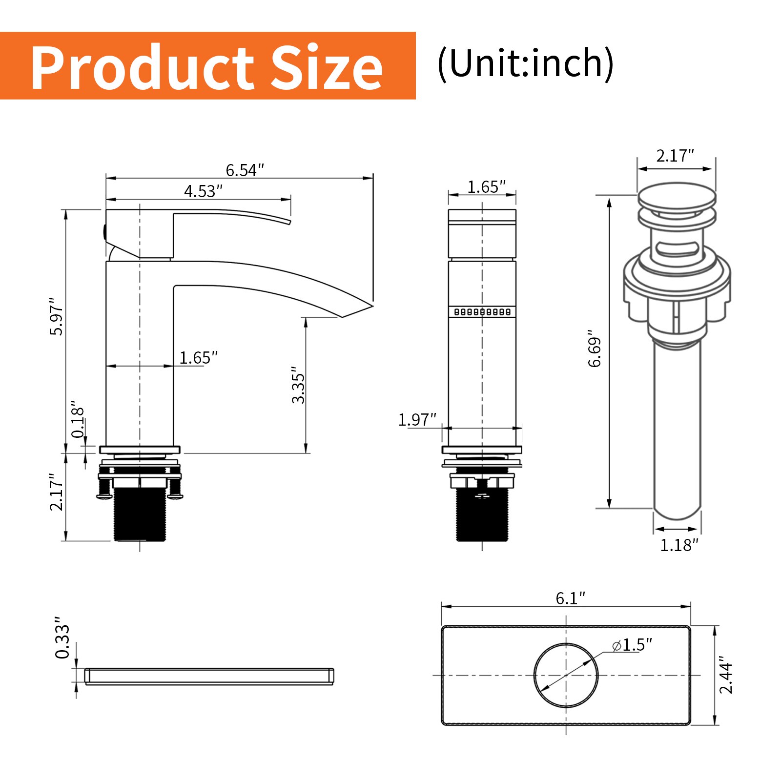 Dimakai DKBR0181A008657 Lavatory-Faucets - View #4