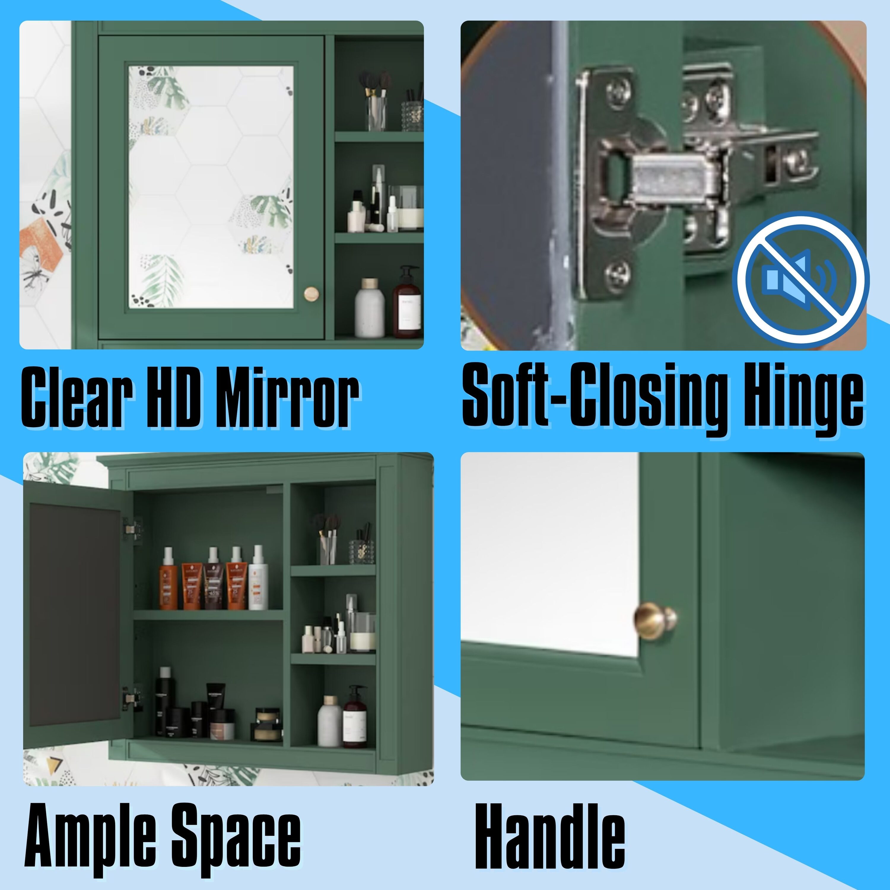 ToolCat BZ-2-69-JYG Bathroom-Medicine-Cabinets - View #2