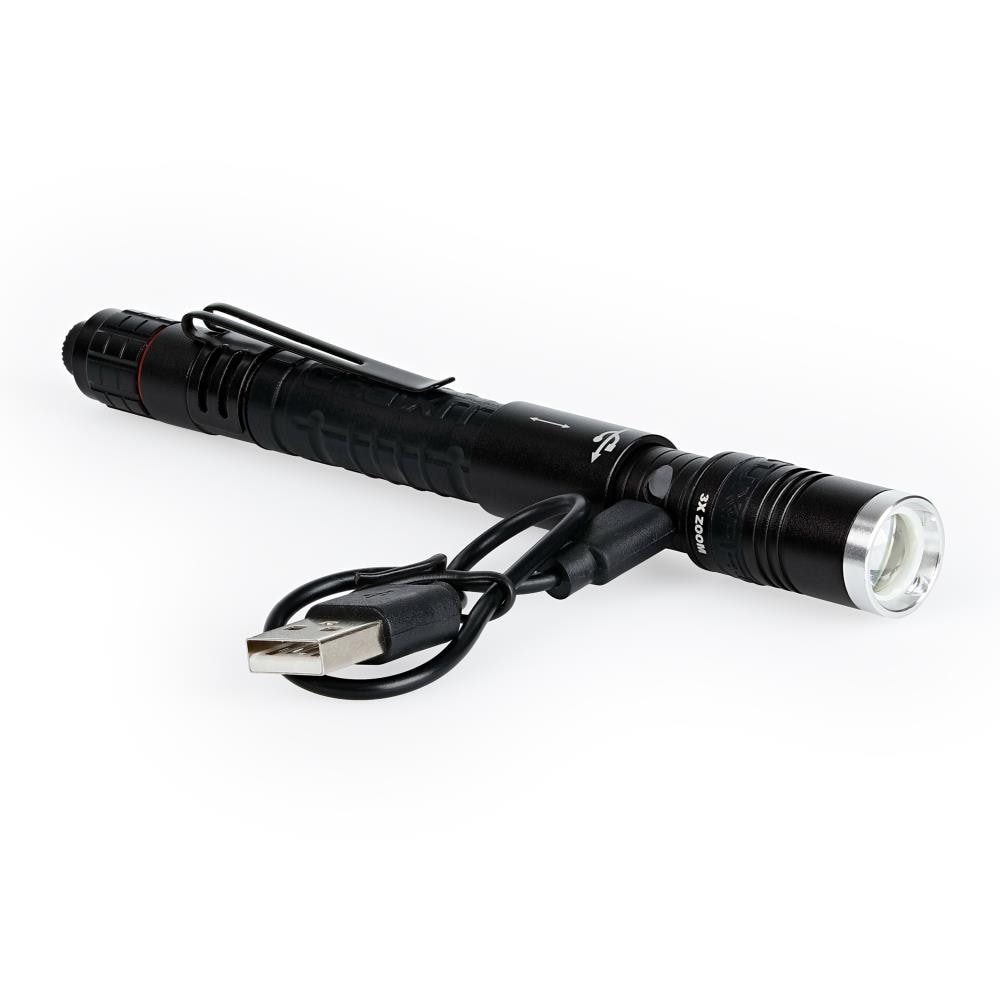 Lux-Pro 360-Lumen 2 Modes LED Rechargeable Spotlight Flashlight (Lithium  Ion (3.7V) Battery Included) in the Flashlights department at