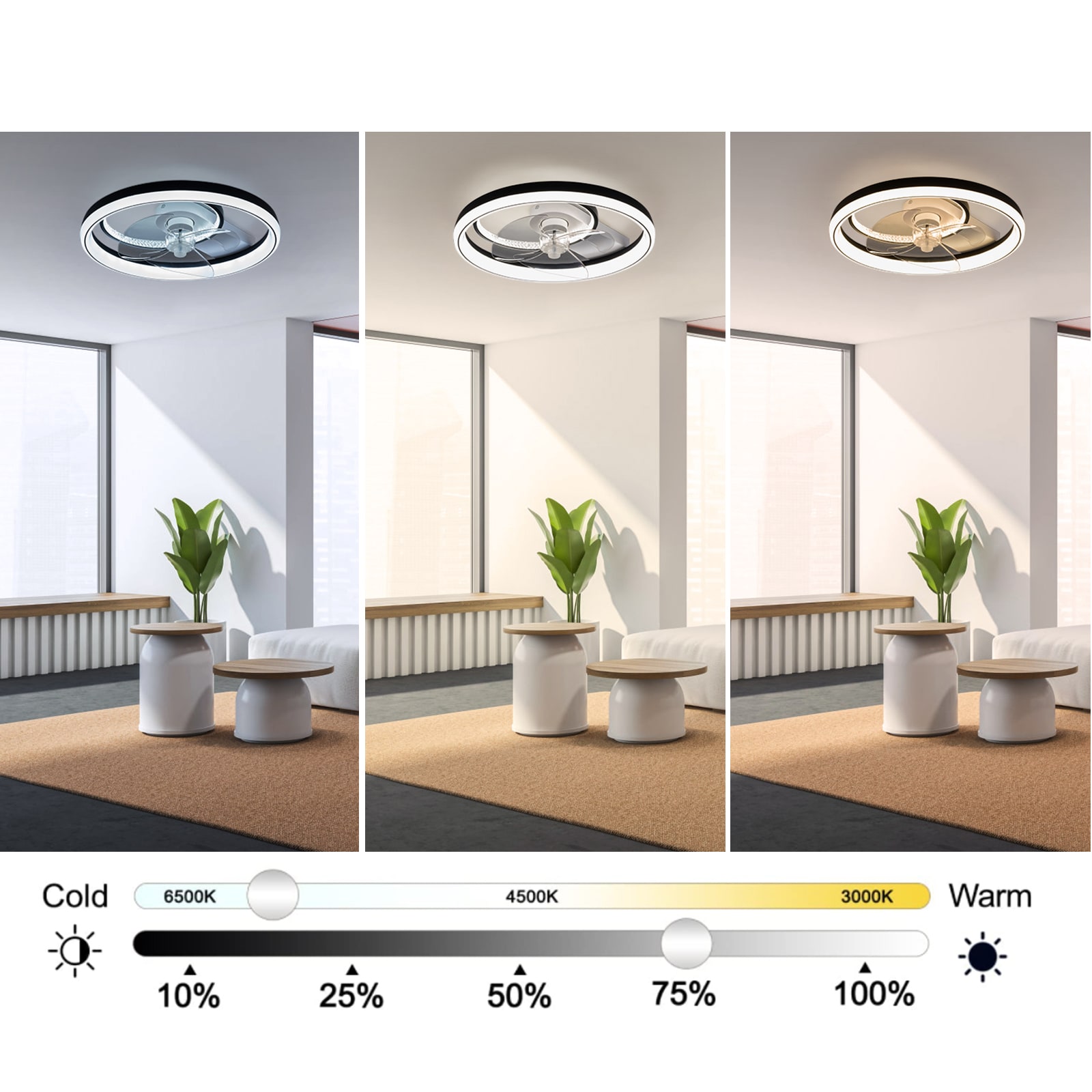 Oukaning JZUCODL299HCX Ceiling-Fans - View #2