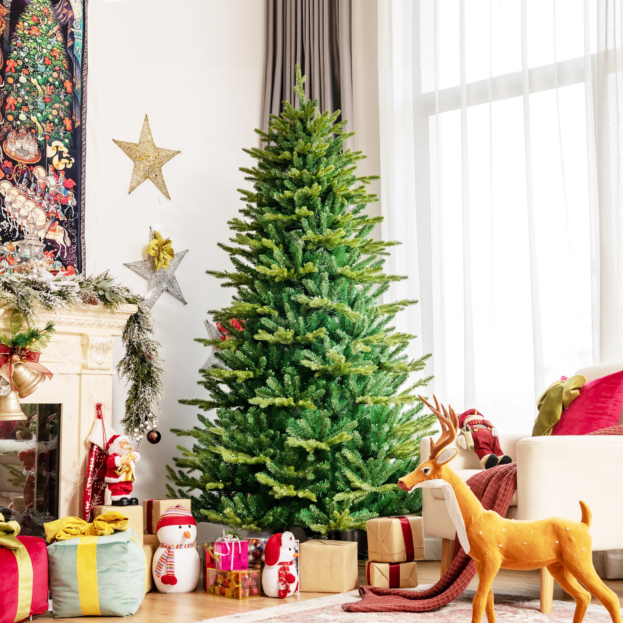 Costway CM23483US Artificial-Christmas-Trees - View #8