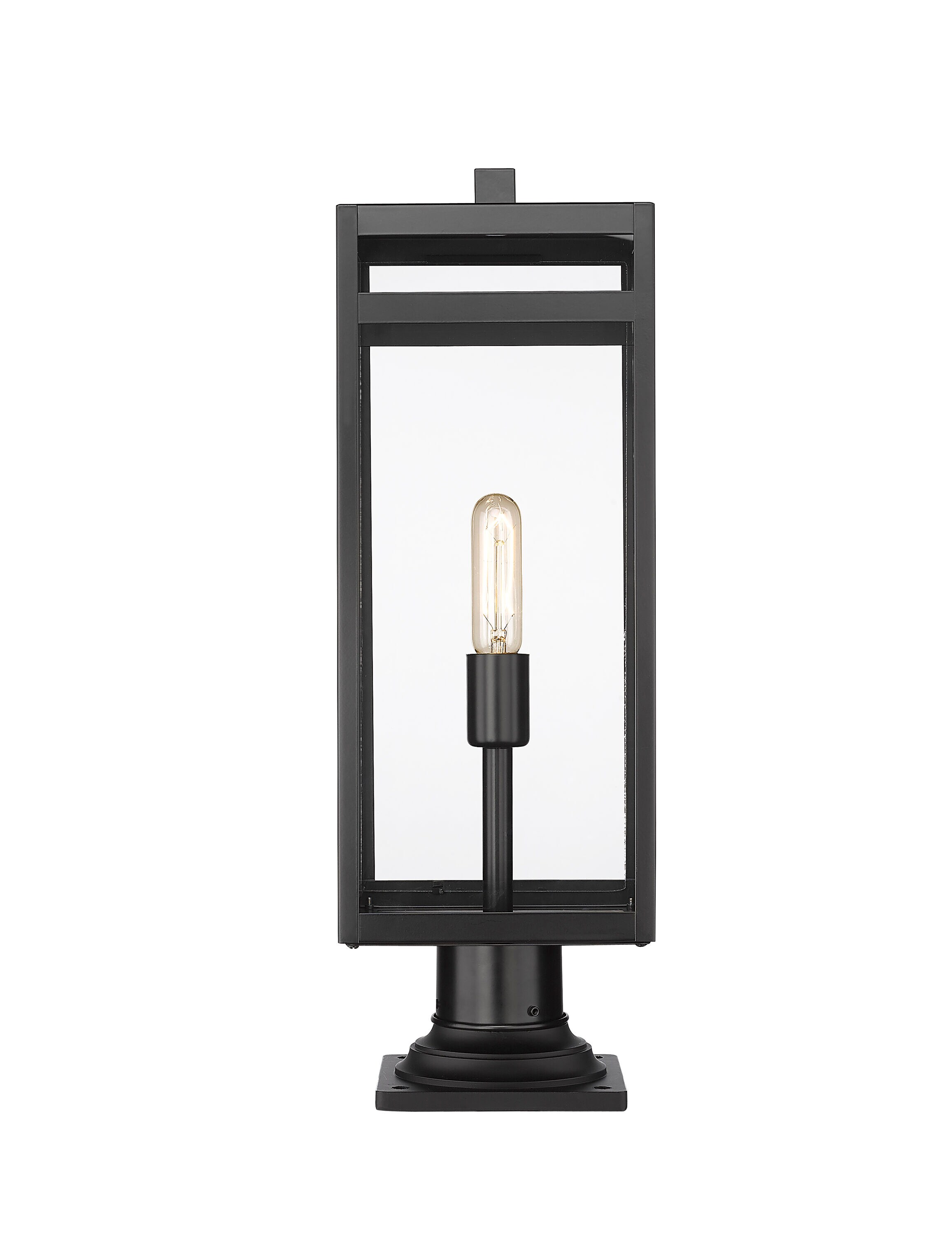 Z-Lite 596PHBR-533PM-BK Complete-Post-Lights - View #2