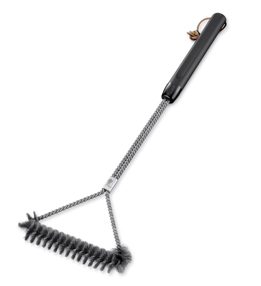  Grill Brush & Scraper Bristle Free, Safe Stainless Steel  Cleaning, All BBQ Grates, Gas or Charcoal Grills, Wood and Pellet Smoker, Weber