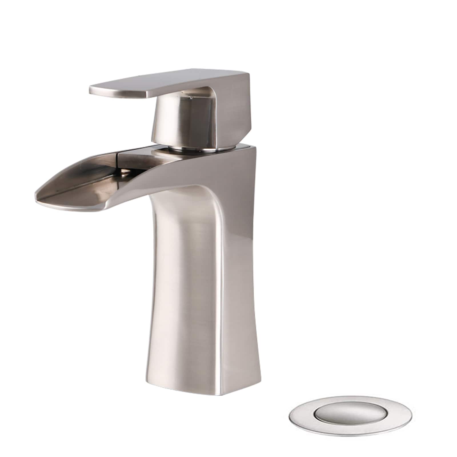 UCLIMAA Single Handle Vessel Sink Faucet Brass with Waterfall Spout