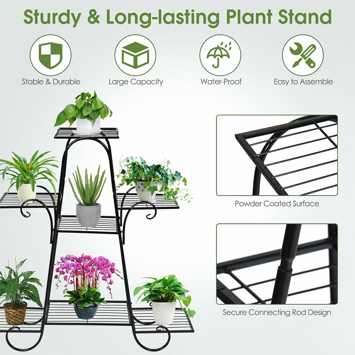 WELLFOR GT-HPY-3531 Plant-Stand - View #5