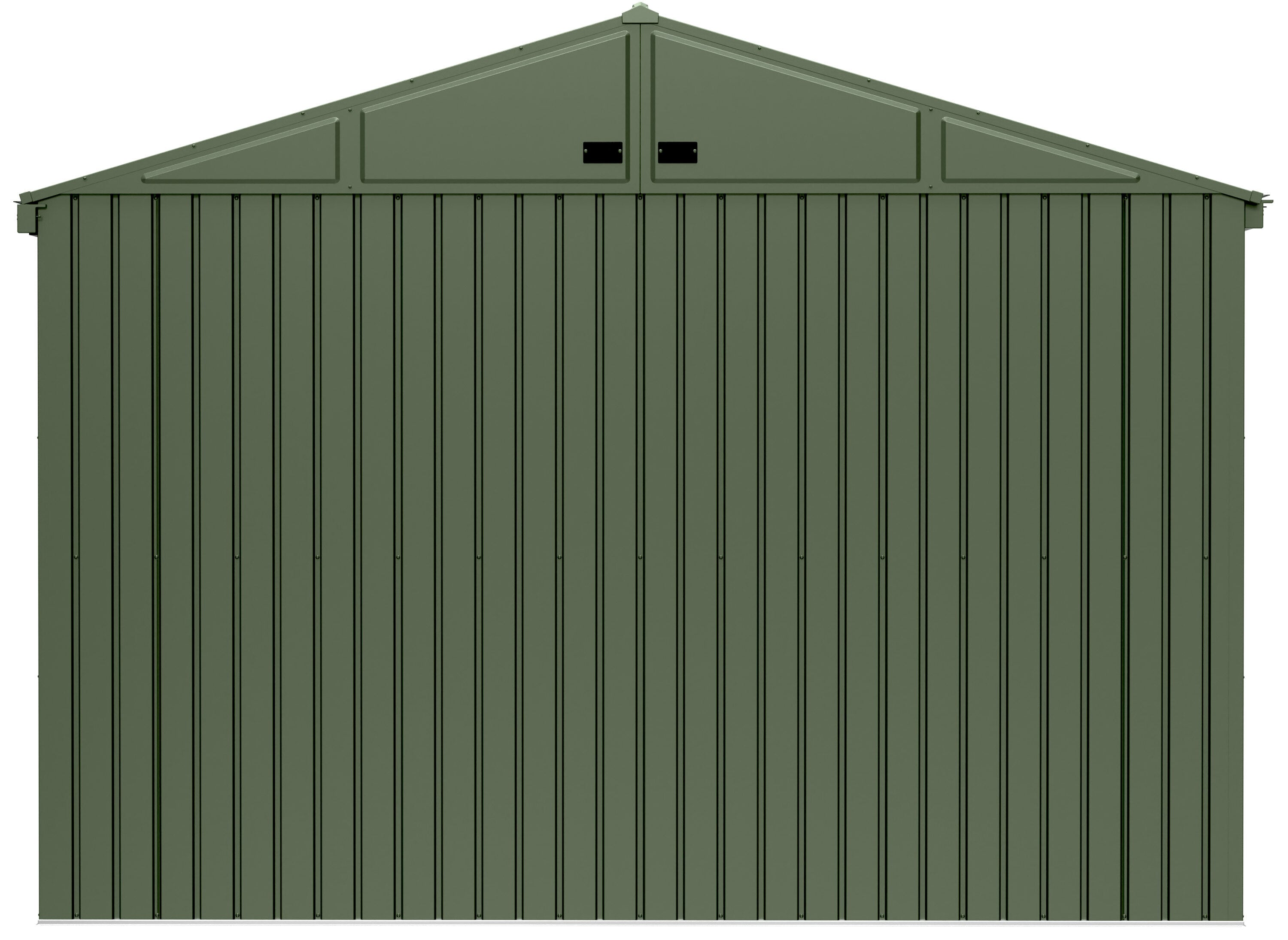 Green 10' x 12' Steel Lawn Care Storage Shed Kit