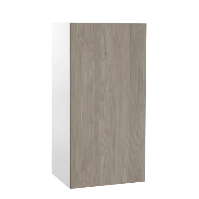 Cambridge 21-in W x 36-in H x 12-in D Glossy White Engineered Wood Door Wall Stock Cabinet Cambridge 21-in W x 36-in H x 12-in D Glossy White Engineered Wood Door Wall Stock Cabinet