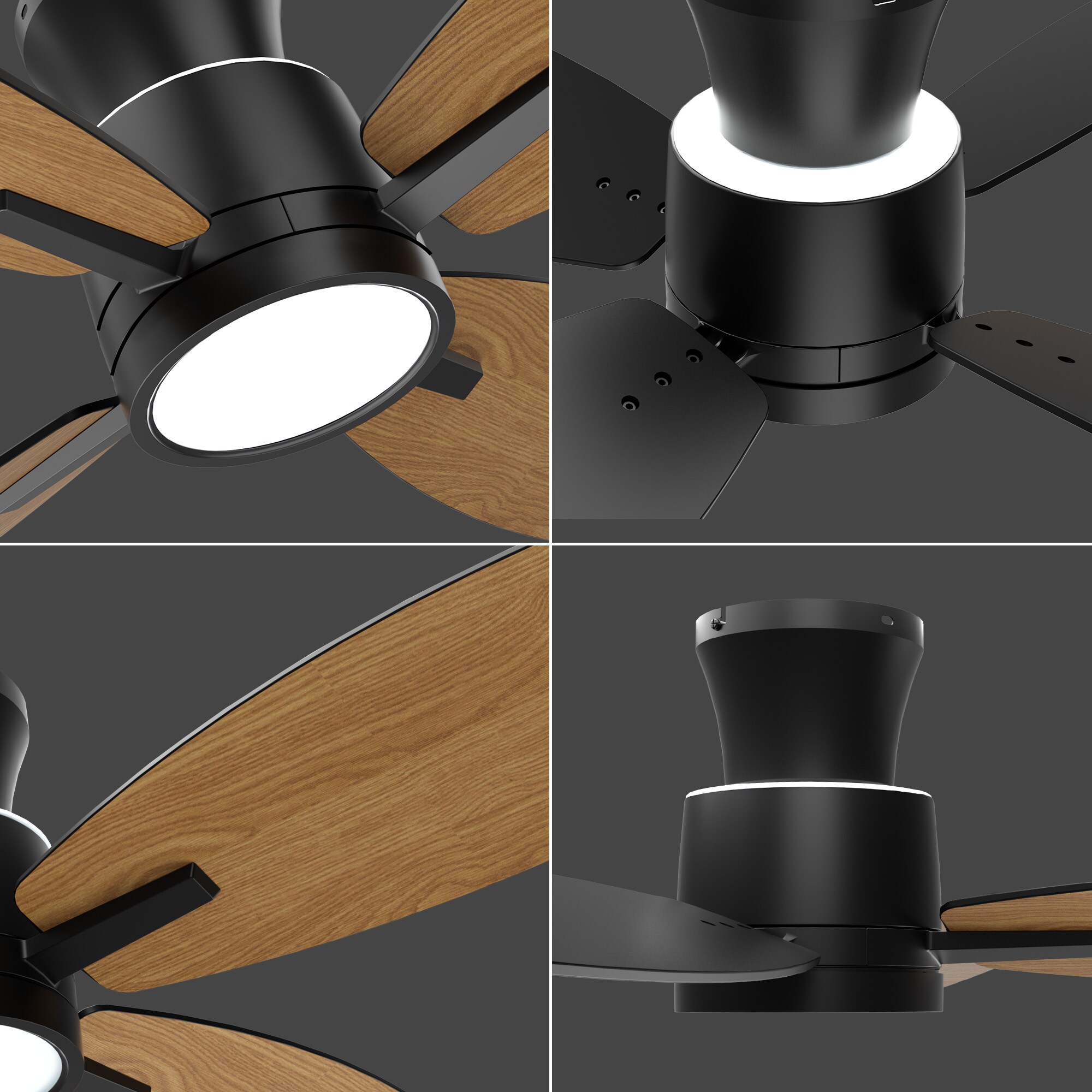 TALOYA TLY42-BK-4X-S4 Ceiling-Fans - View #5