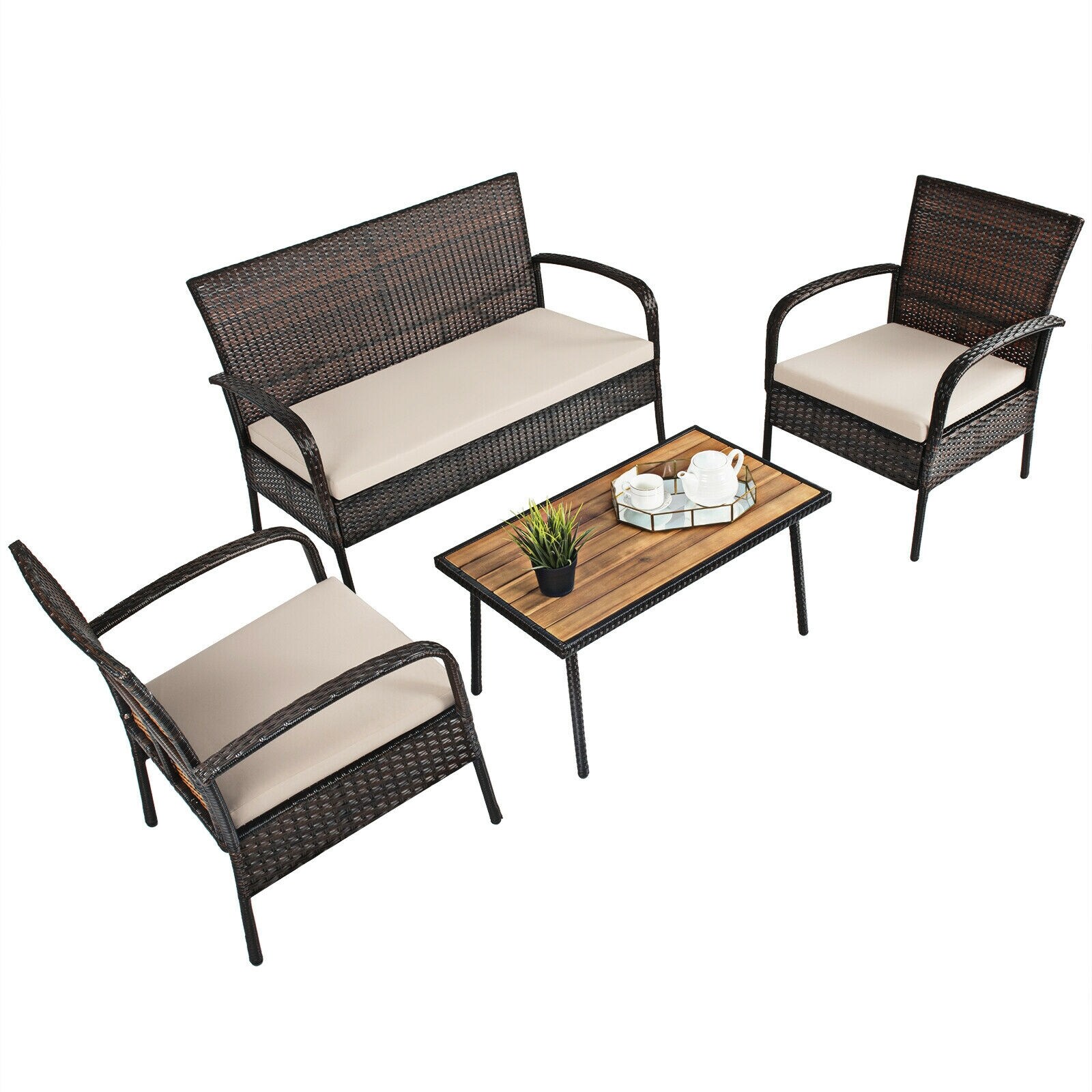 Slickblue D-CO-86776WH Patio-Conversation-Sets - View #4